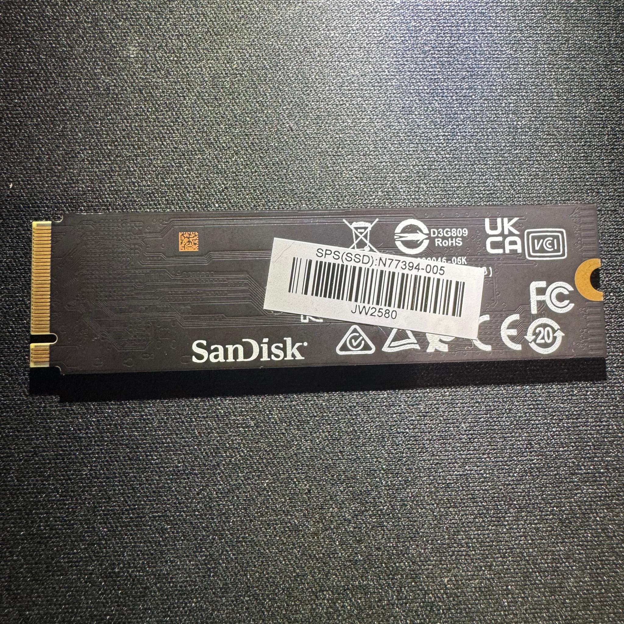 SanDisk PC SN5000S 1TB NVMe SSD