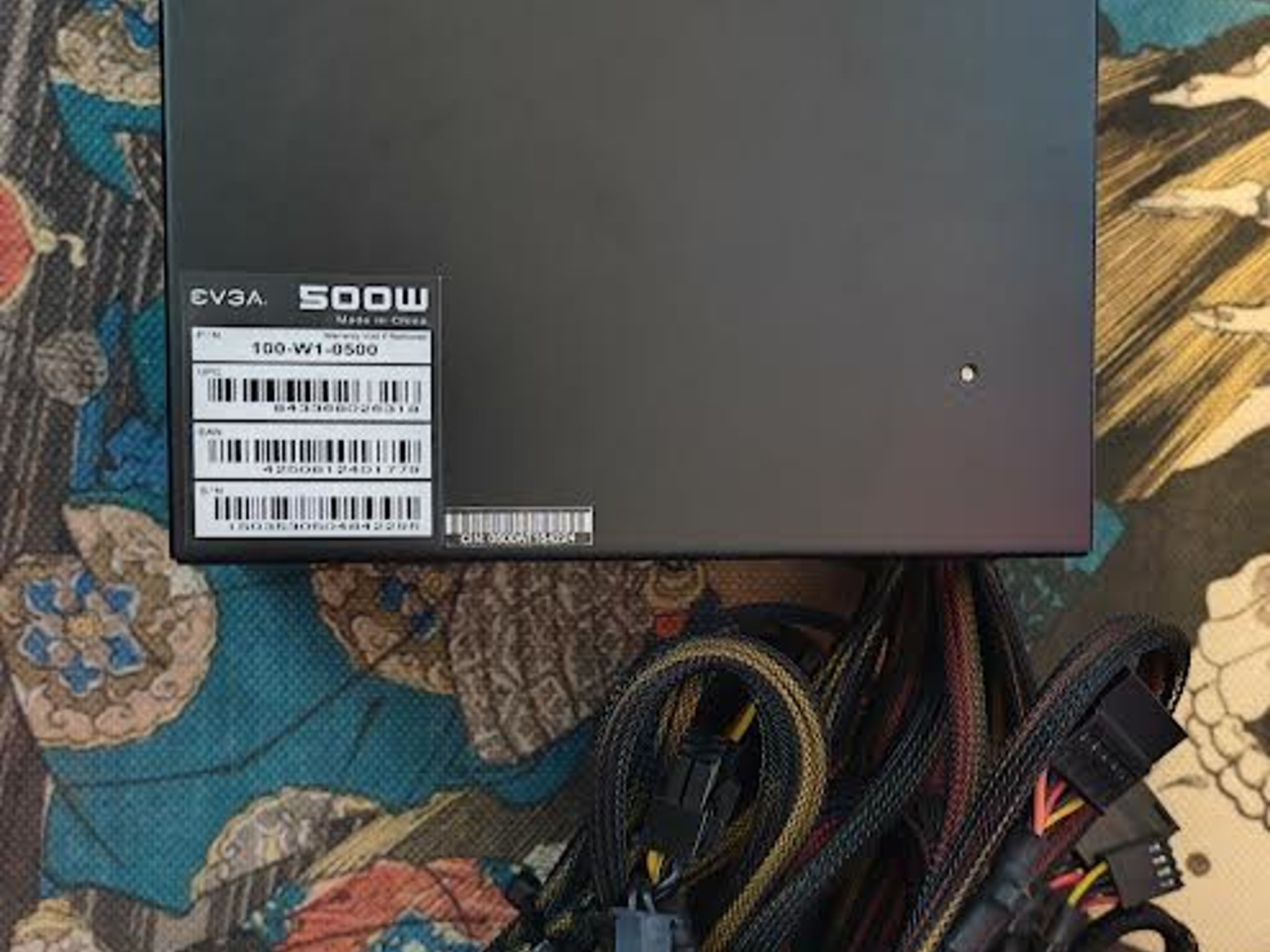 EVGA 500 W1, 80+ WHITE 500W Power Supply
