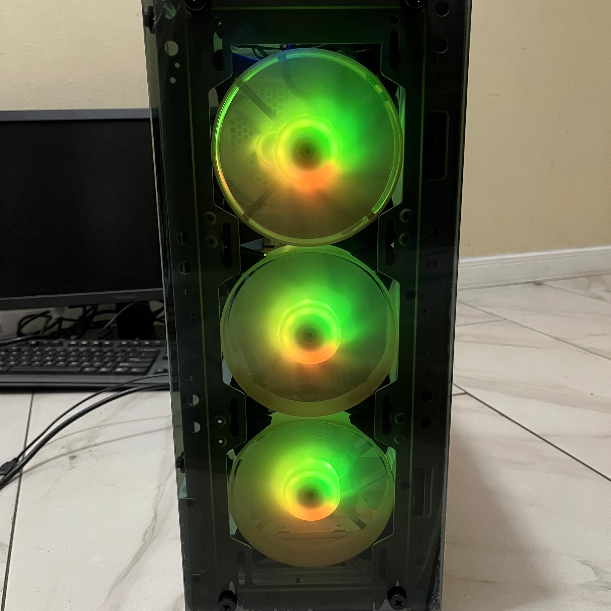 🟠🔥NVIDIA RTX 3060 Ti, Intel i5-10400, 16GB RAM, 1TB SSD, High Performance RGB Gaming PC w/ Remote