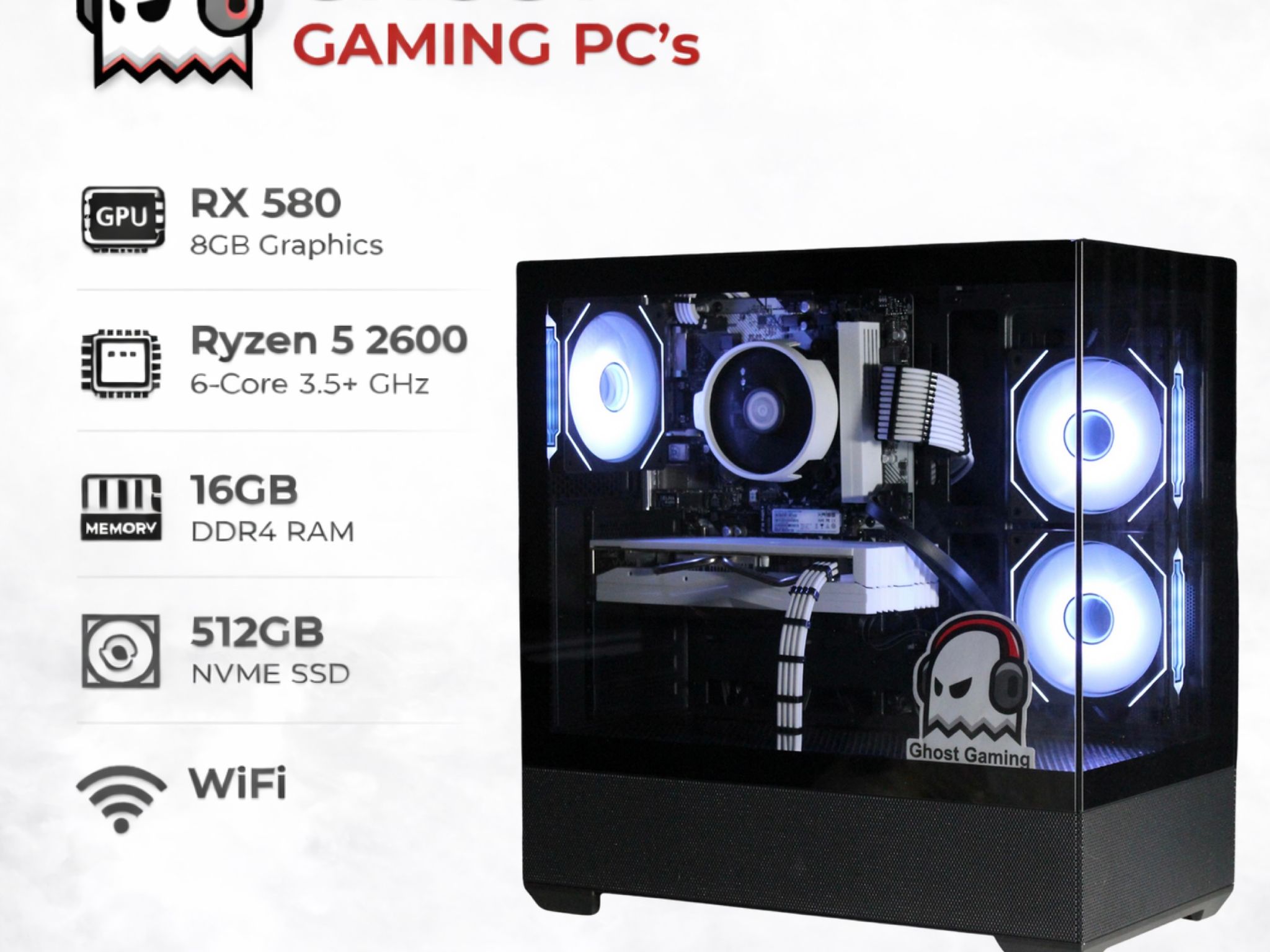 Custom Gaming Pc-Ryzen 5| Rx 580