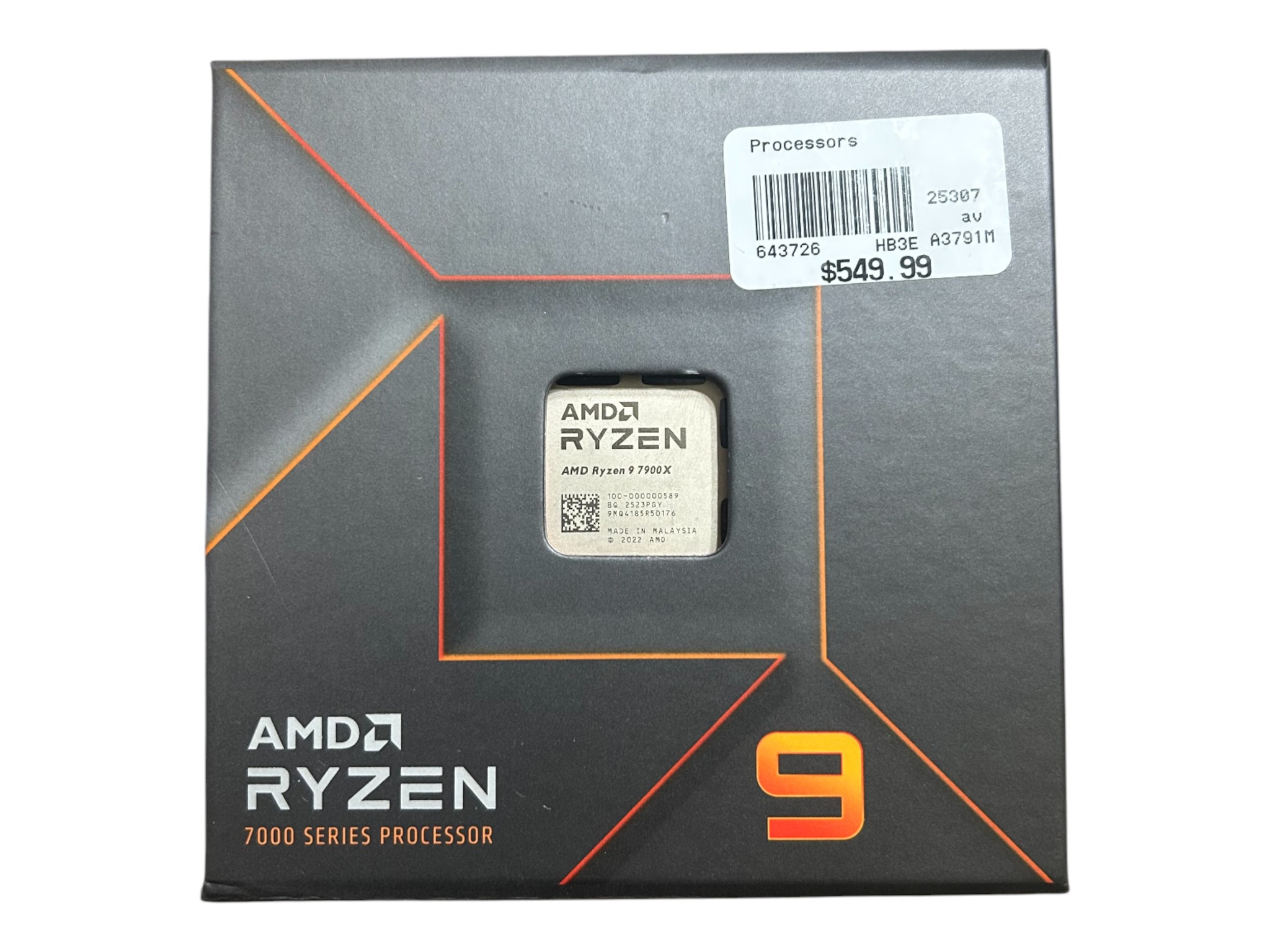 AMD Ryzen 9 7900X (12 Core - 24 Thread)