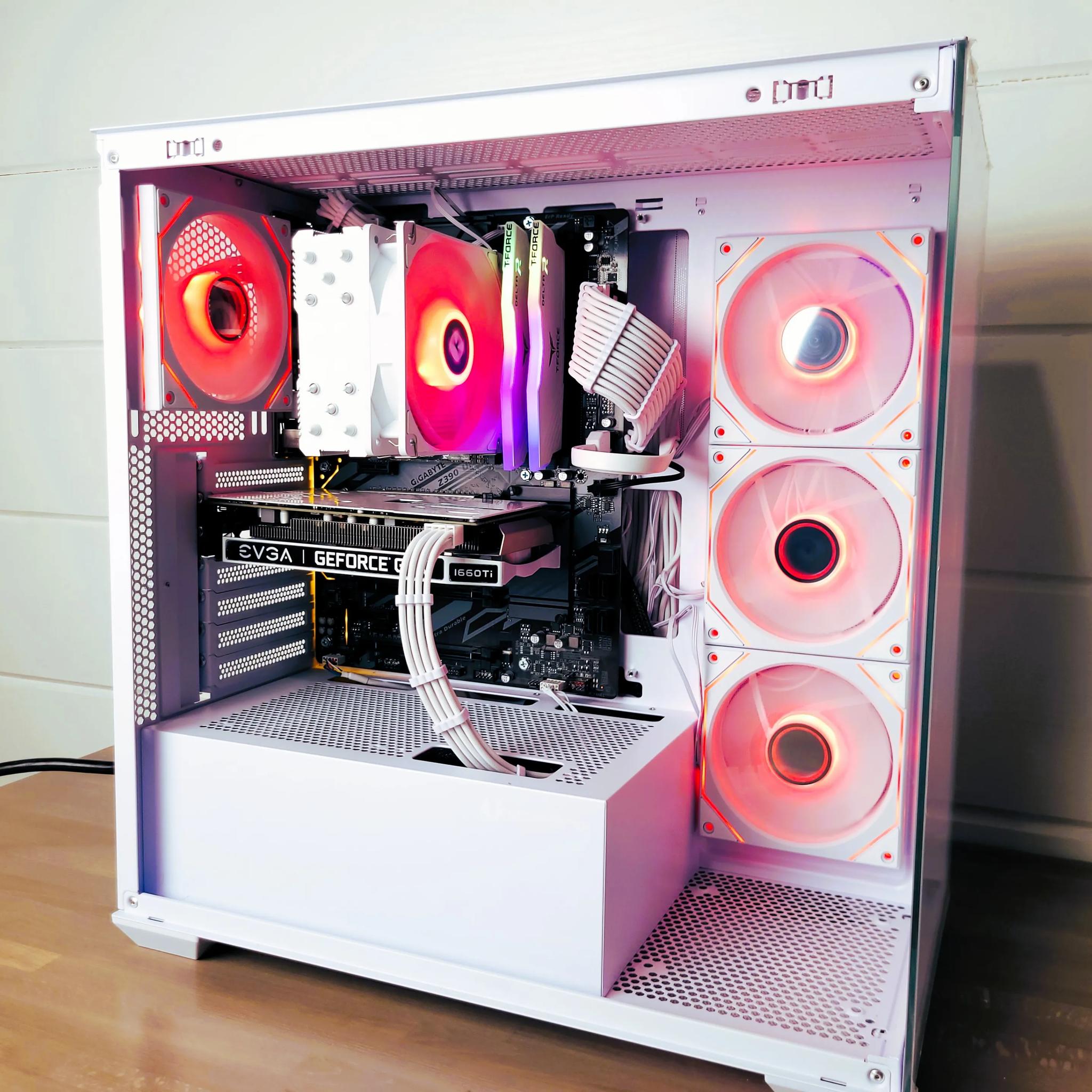 Christmas Sale! Budget Gaming White Fishtank Case | Next Day Shipping!