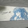 Style 1 – EVA Asuka & Rei Ayanami Abstract Line Gaming Mouse Pad