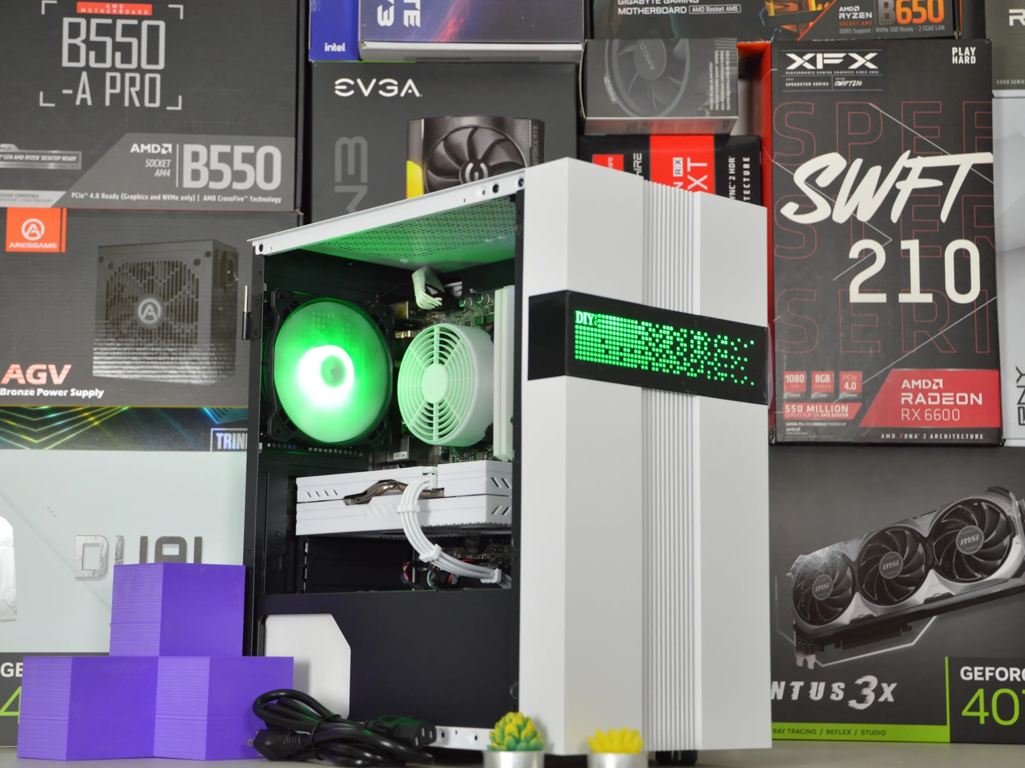 ⚫🌨️| RX 580 8GB | INTEL i5 8400 | 16GB DDR4 RAM | 512GB SATA SSD | Midnight Blizzard |