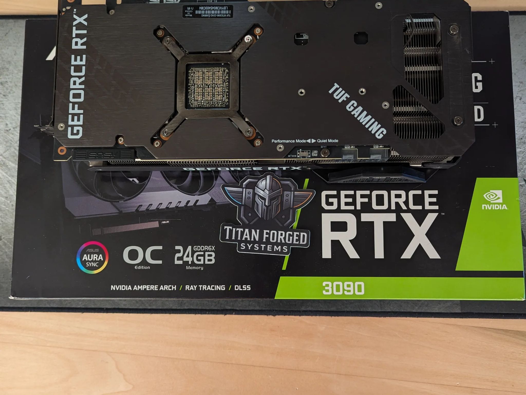 🛡️ ASUS 3090 TUF OC – 24GB GDDR6X | Triple-Fan Cooling | 4K Gaming Powerhouse