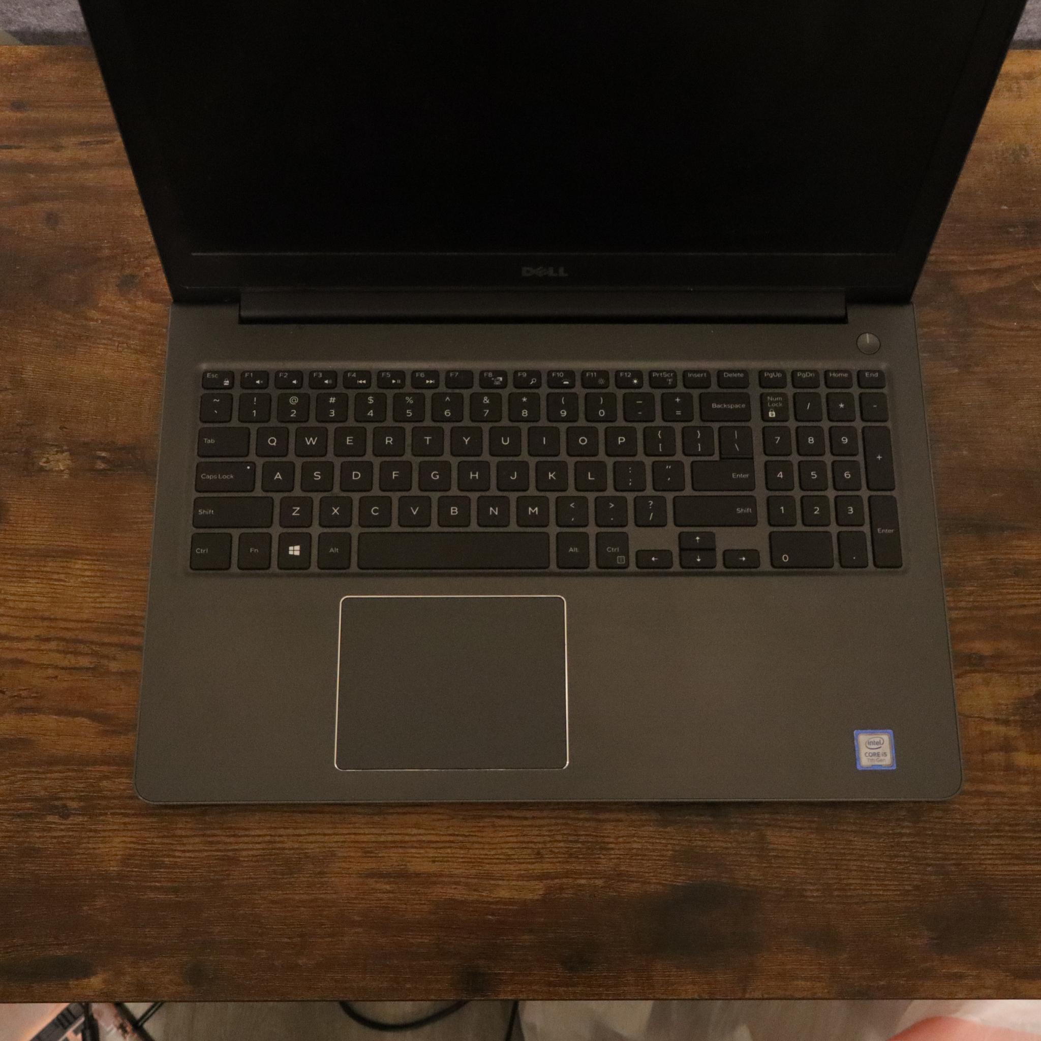 dell Vostro i5 7th gen 256 gb SSD 8gb ram webcam windows 10 activated