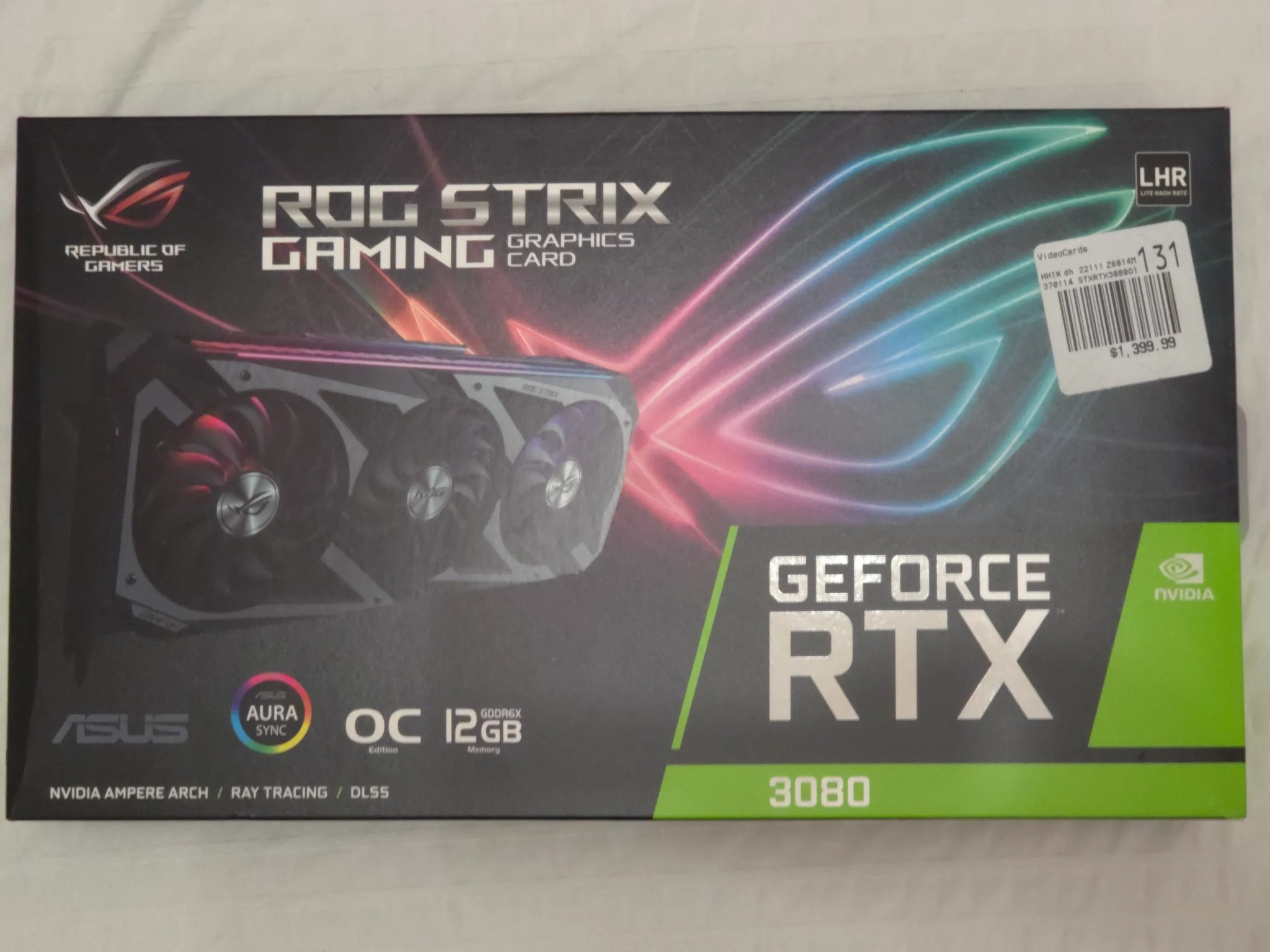 RTX 3080 ASUS ROG STRIX OC 12GB