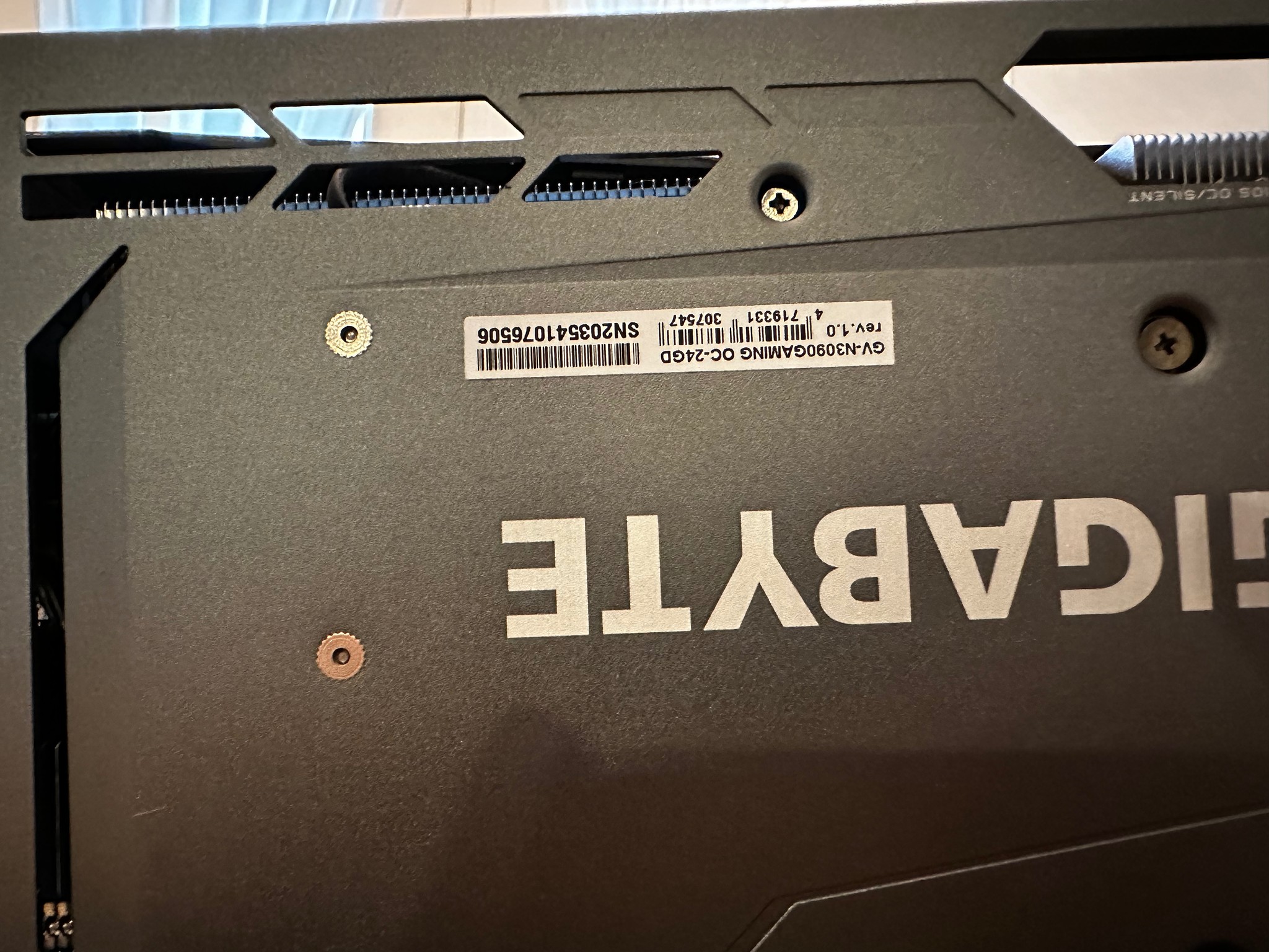 RTX 3090 Gigabyte Gaming OC 24gb with Box