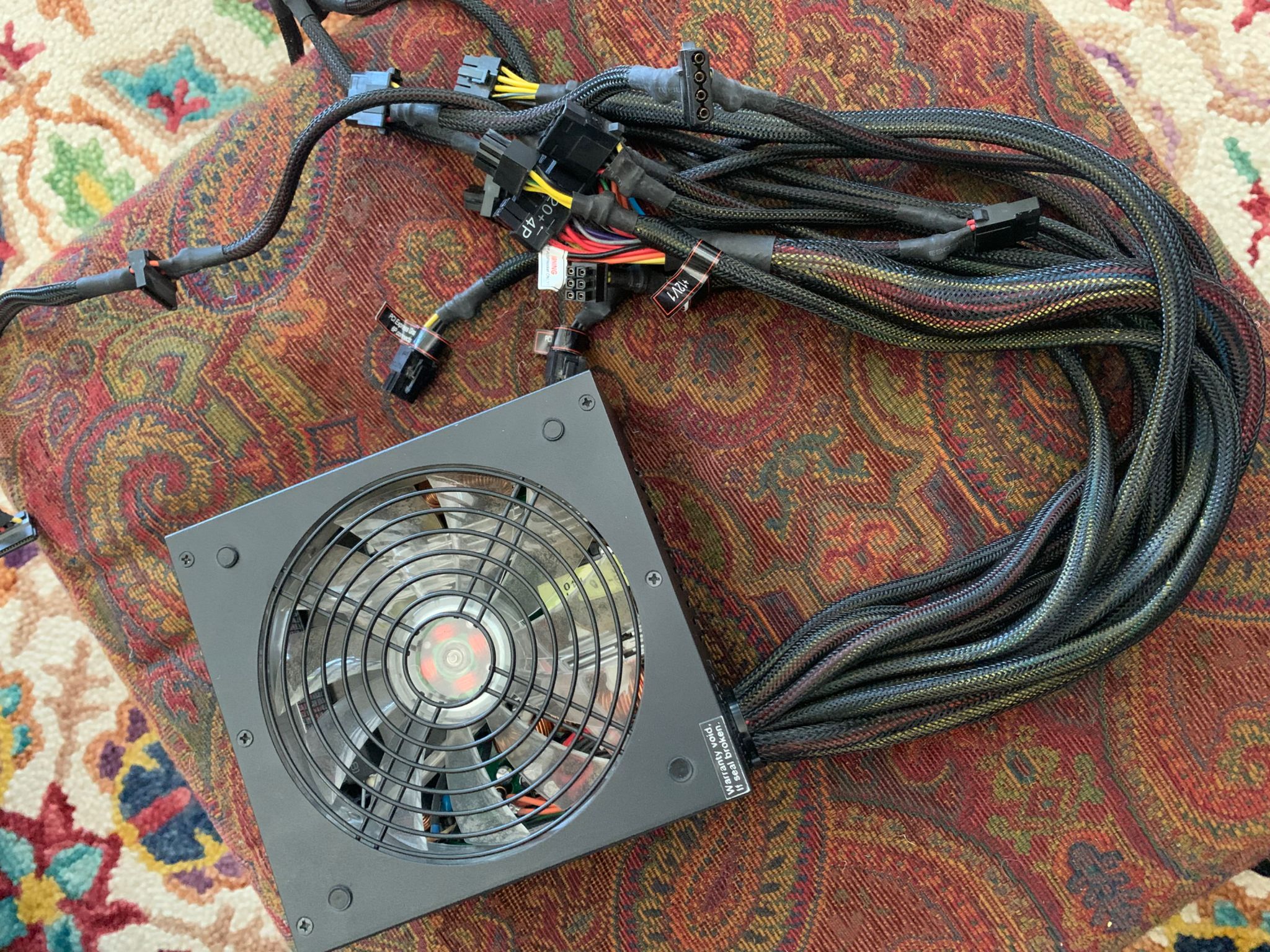 Lightly Used Rosewill 750w 80+ Bronze Efficiency Power Supply
