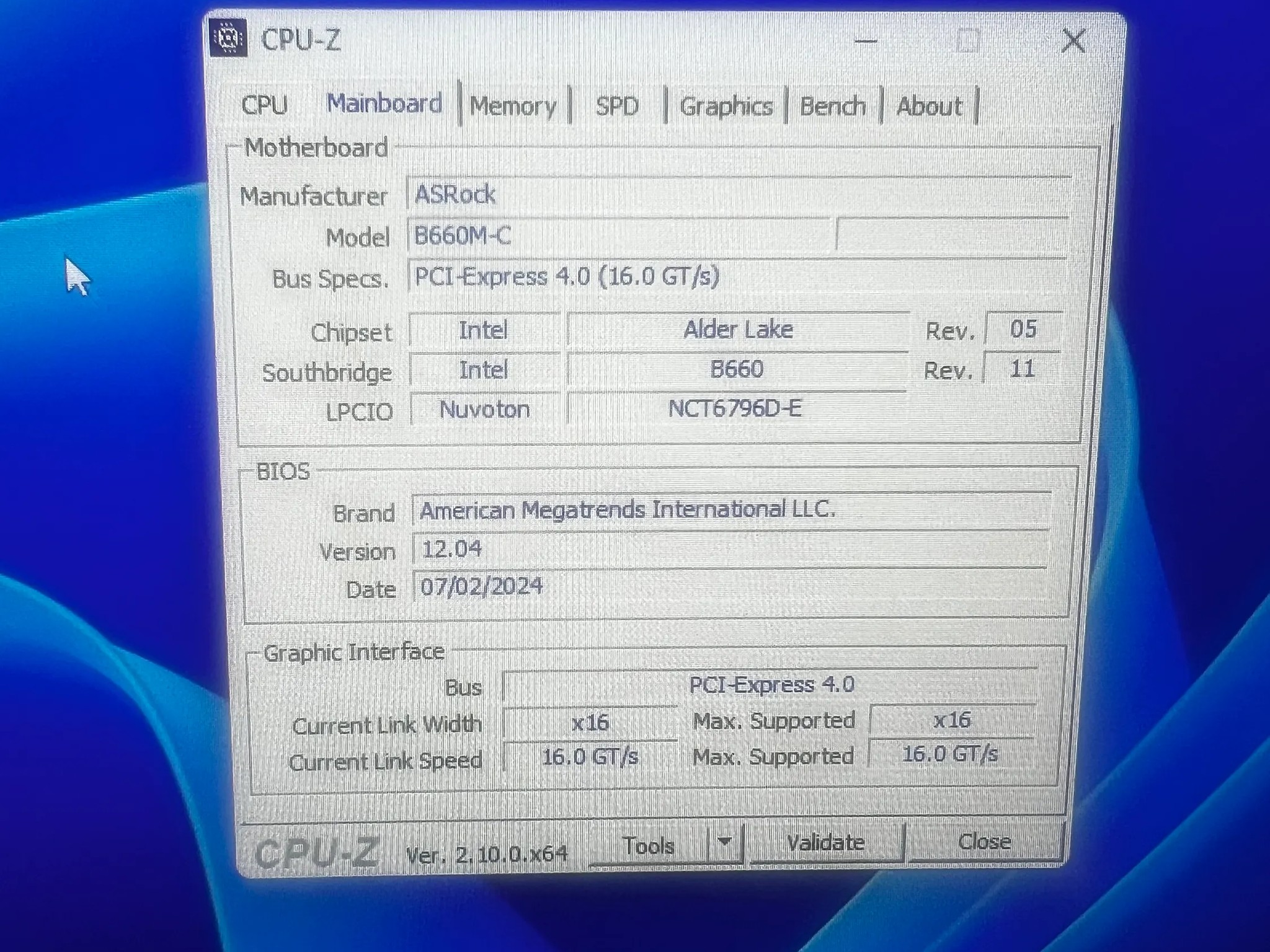 Asrock B660M-C