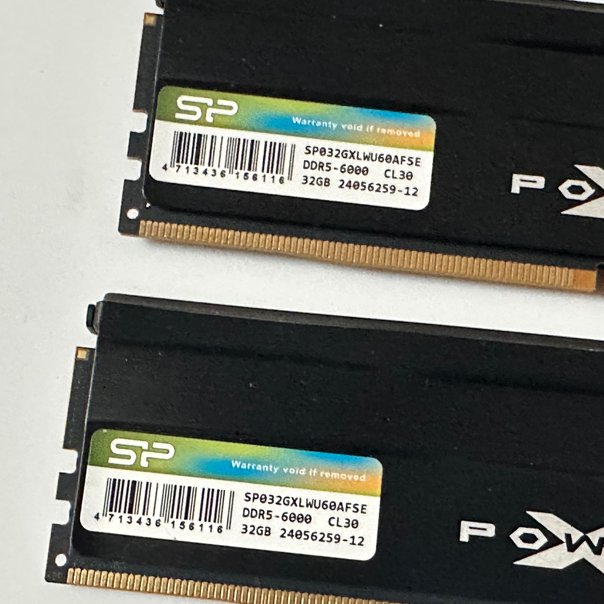 64GB DDR5 CL30 6000MT/s SILICON POWER XPOWER DESKTOP MEMORY RAM