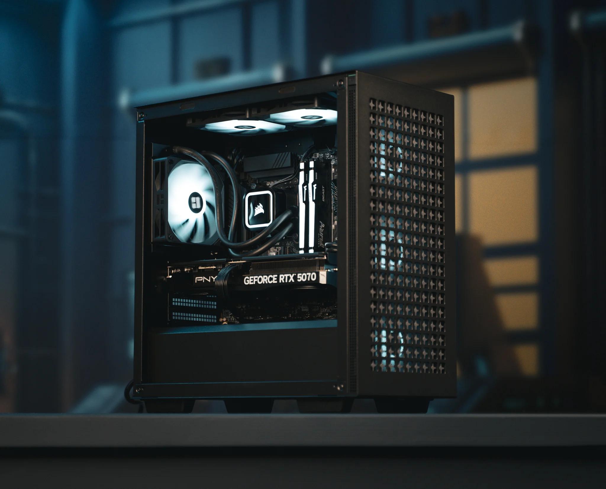 "Deepform" RTX 5070 Intel Core i7 14700F 32GB 2TB Workstation Gaming PC