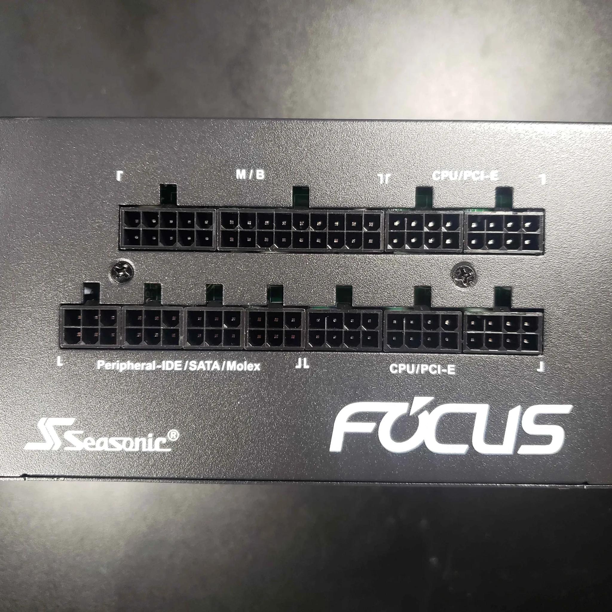 Seasonic Focus GX-1000 Fully Modular 80+ Gold Power Supply w/ Cables