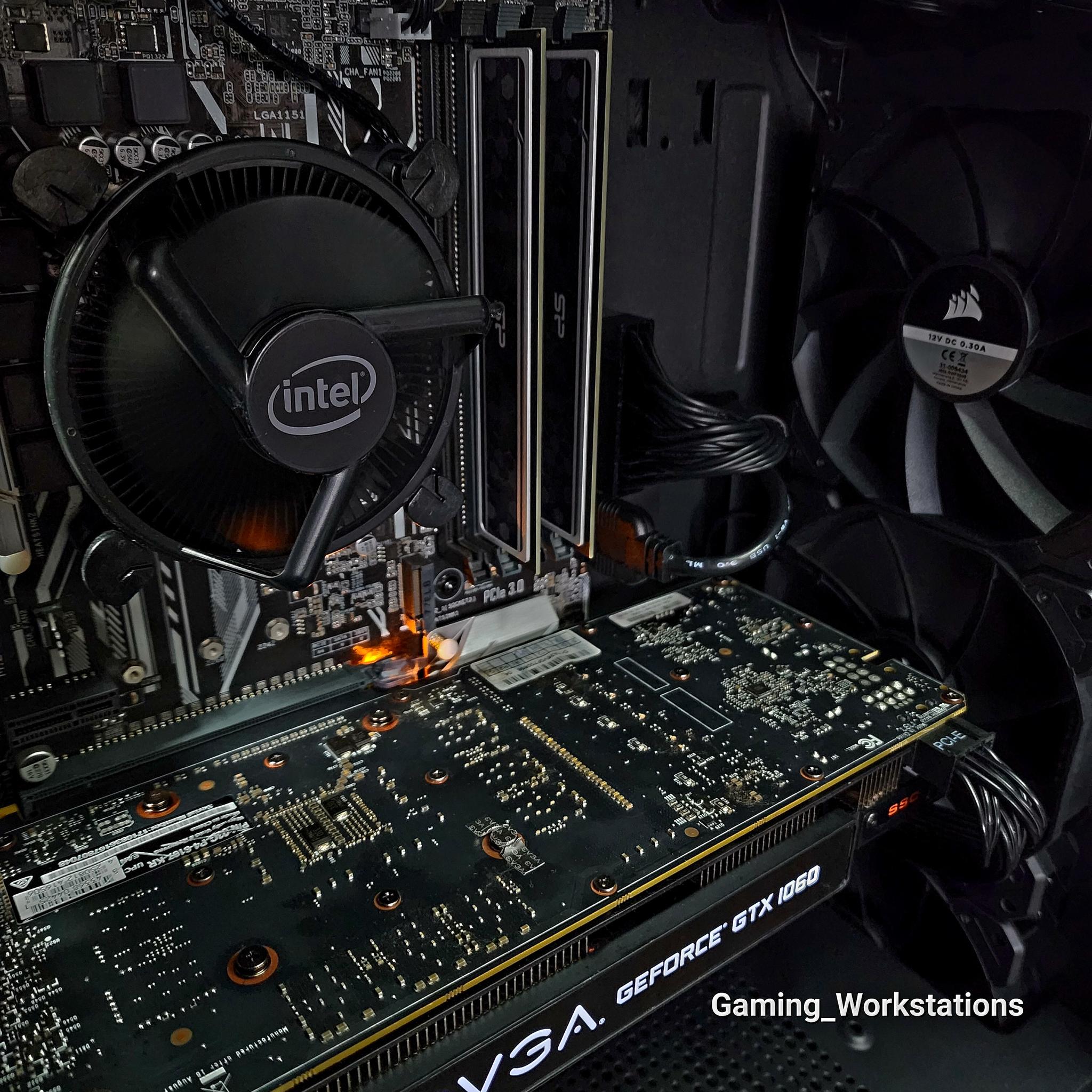 🖤🖤🖤 Intel Core i5 7400 // EVGA GeForce GTX 1060 // XPG 16GB 3200MHz