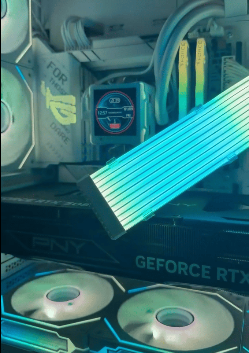 ❄️ 9800X3D | RTX 5080 |32GB DDR5 | Windows 11 Pro |"The Snow Vision" Gaming PC