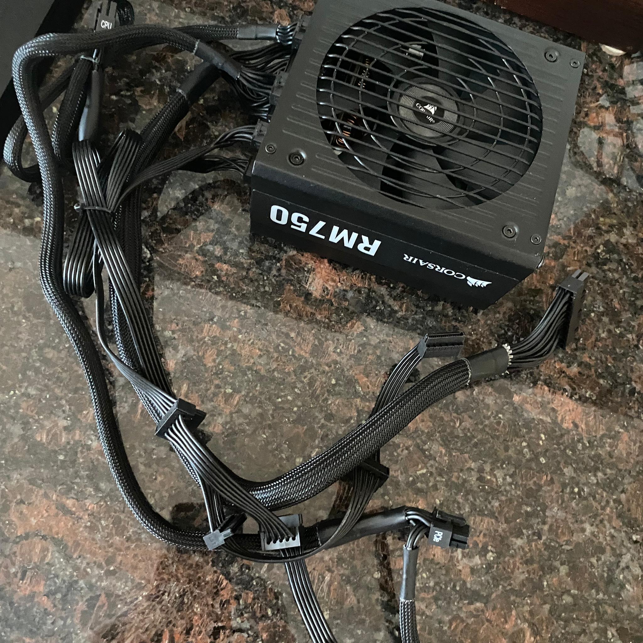 Corsair RM750 750W 80 PLUS Fully Modular PSU. TESTED. Only Used Once