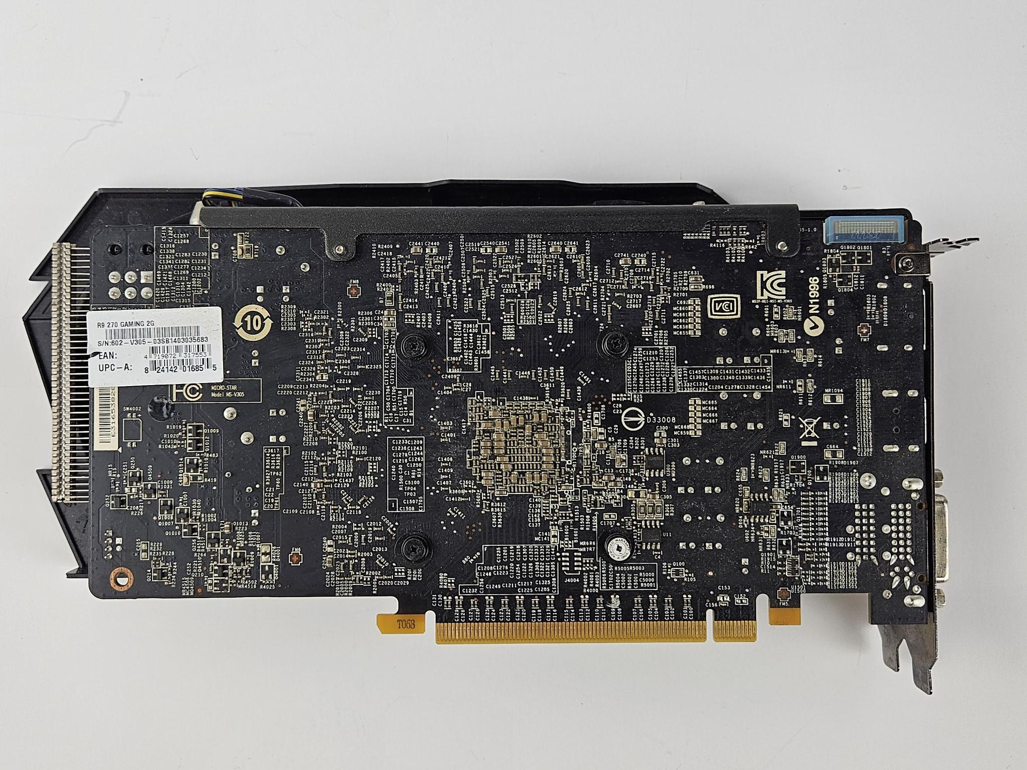 MSI R9 270 2GB GPU graphics video card Gaming