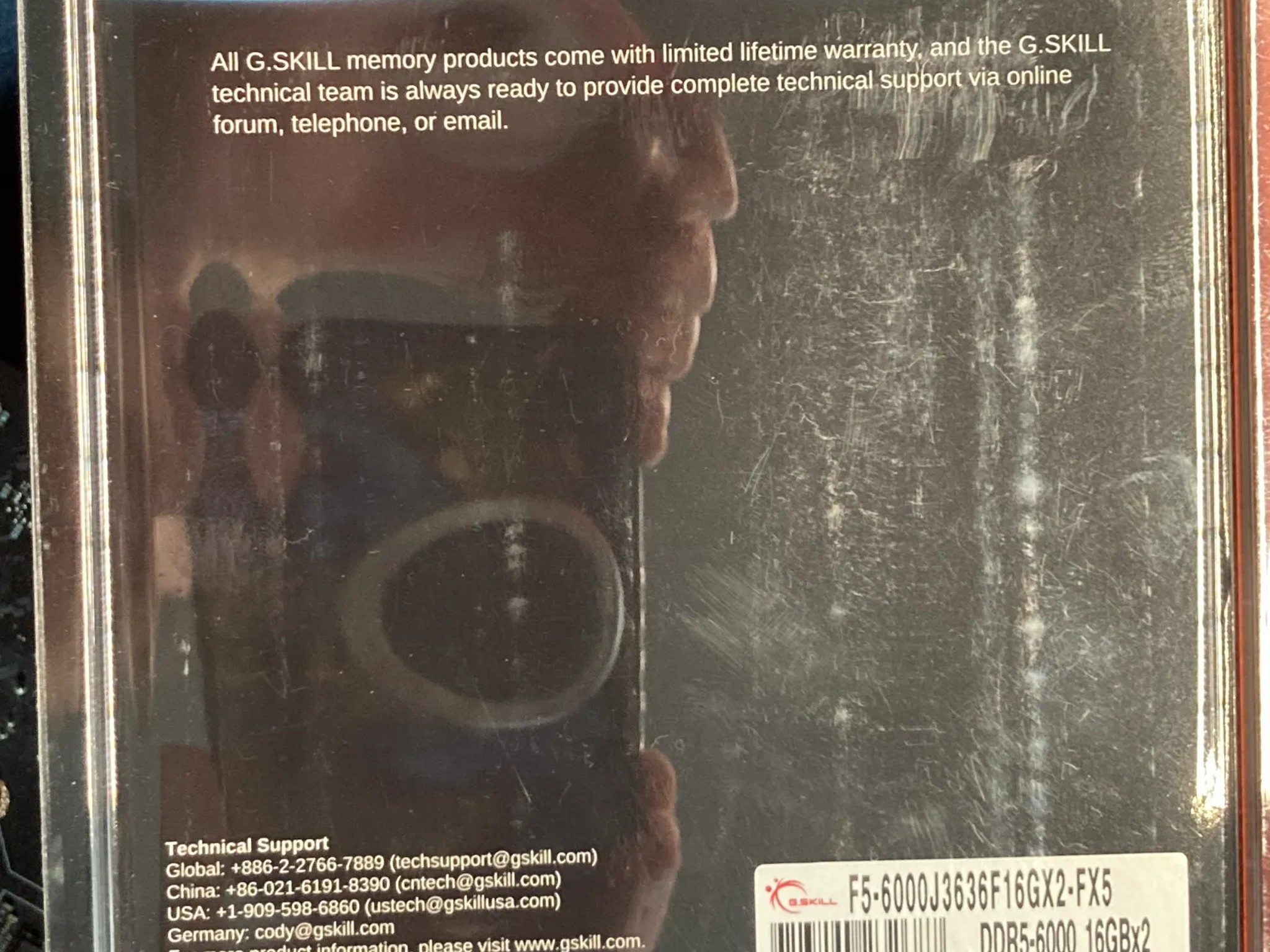 G.Skill DDR5 32GB 6000Mhz RAM