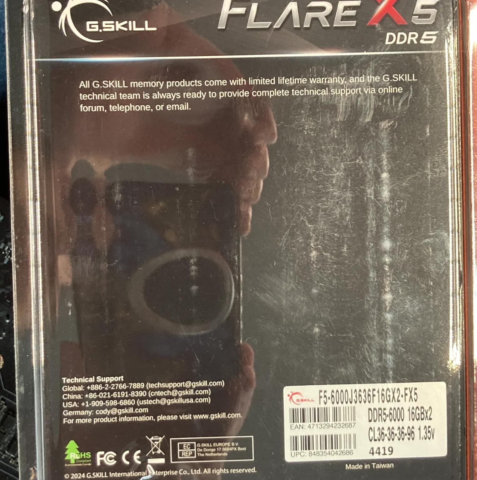 G.Skill DDR5 32GB 6000Mhz RAM