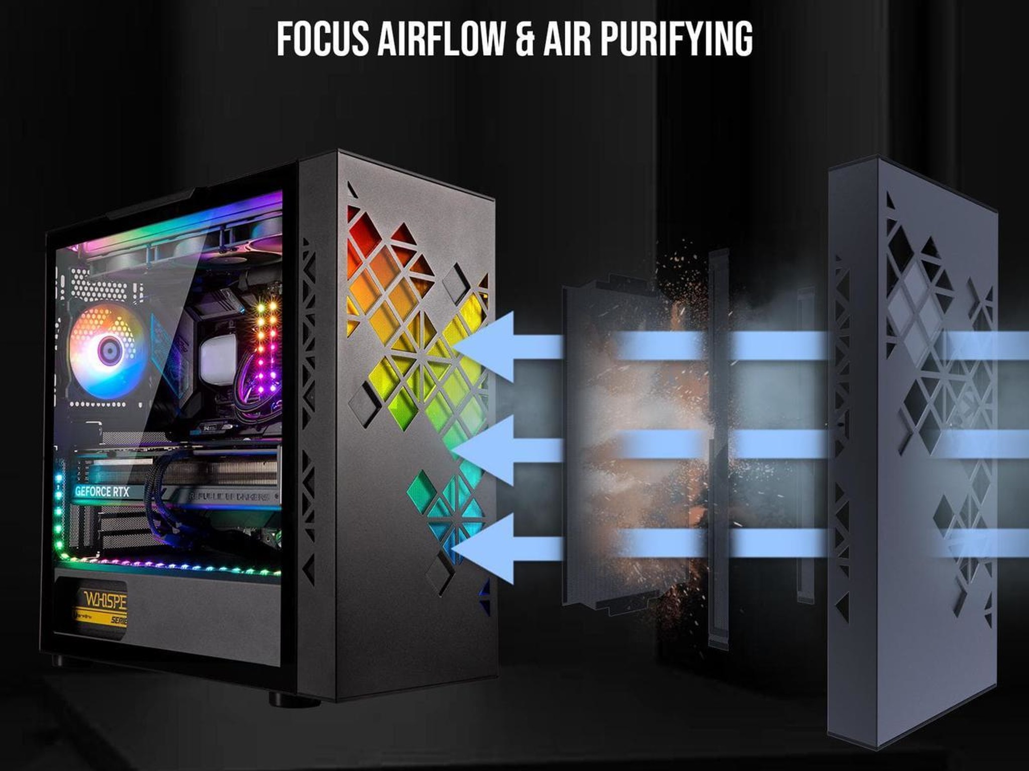 BitFenix Tracery EATX PC Gaming Case (Black)