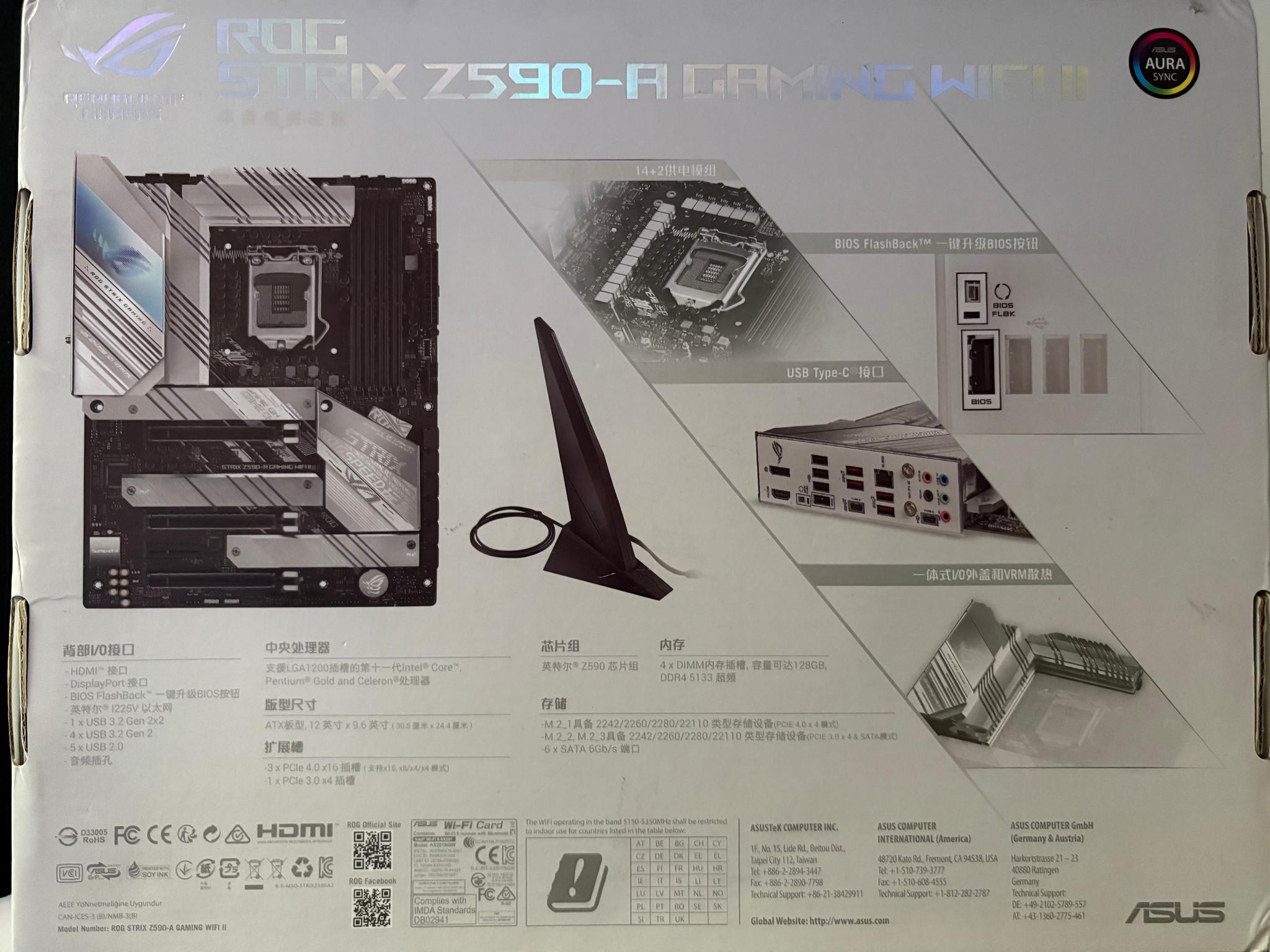 ASUS ROG STRIX Z590-A GAMING WIFI - Image 4