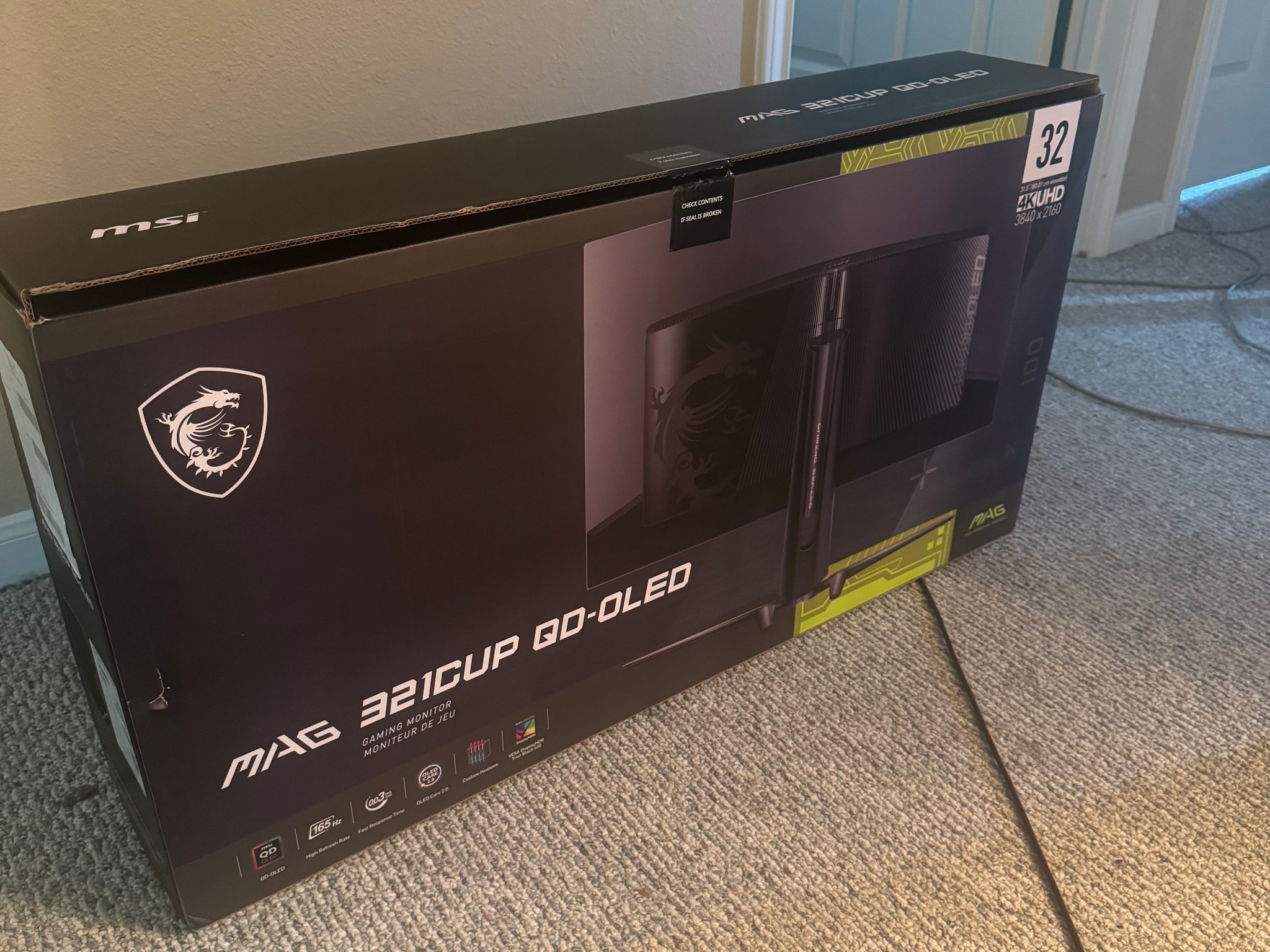 MSI 4k 165HZ OLED