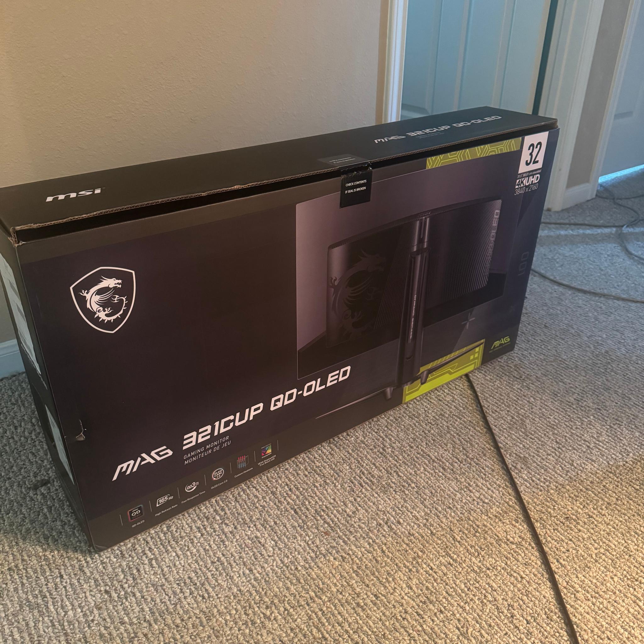 MSI 4k 165HZ OLED