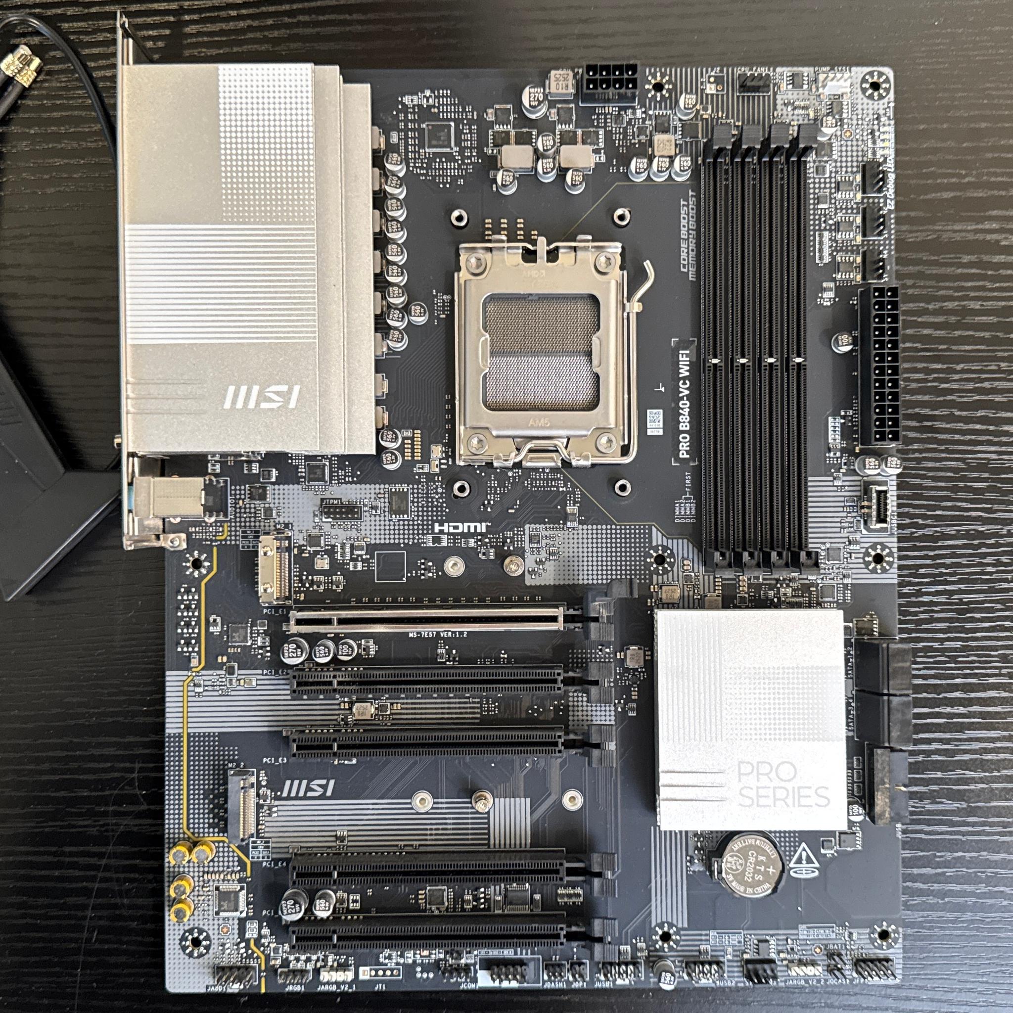 MSI B840-VC Wifi AM5 motherboard