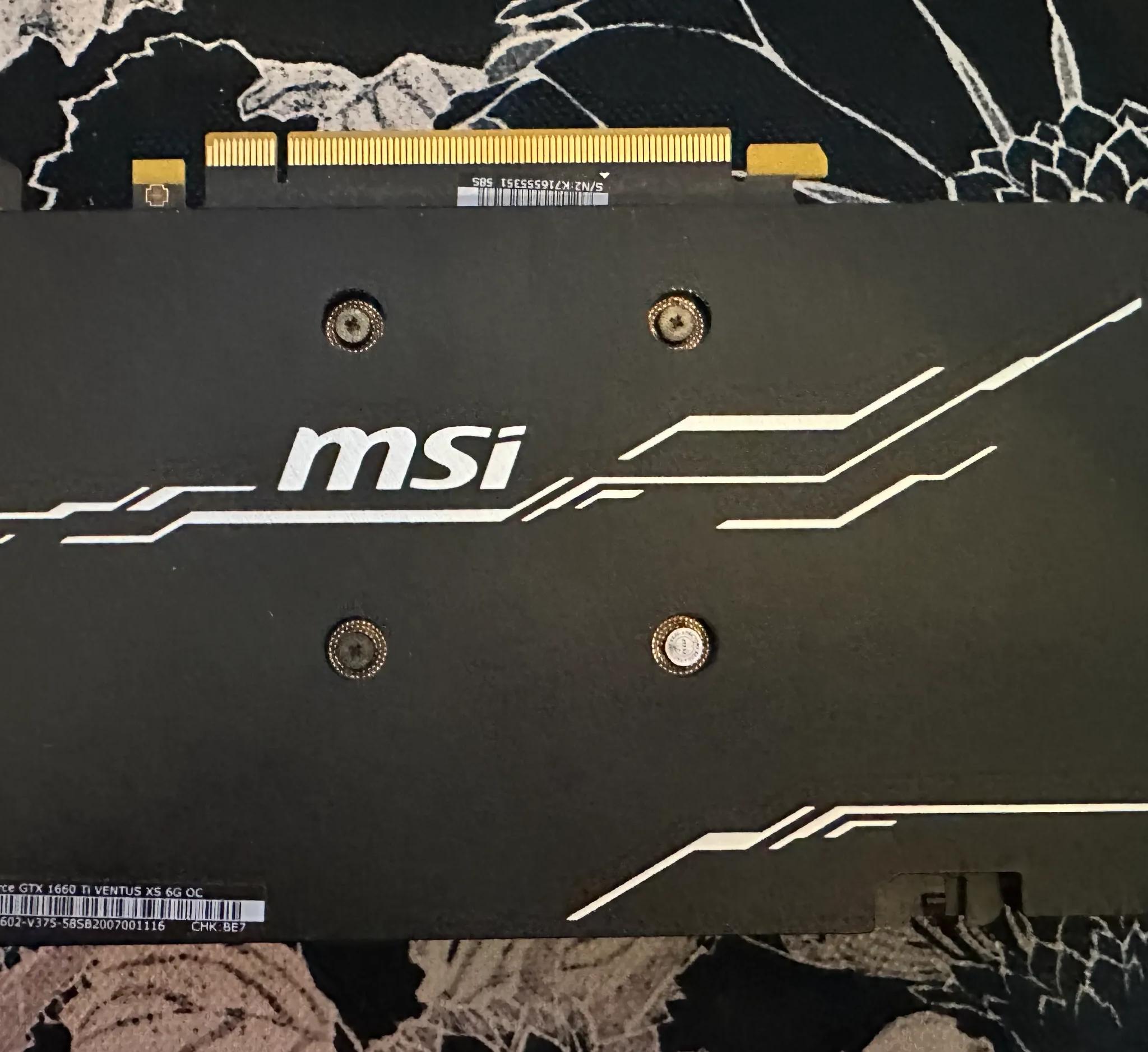 MSI GeForce GTX 1660 Ti 6GB VENTUS XS OC