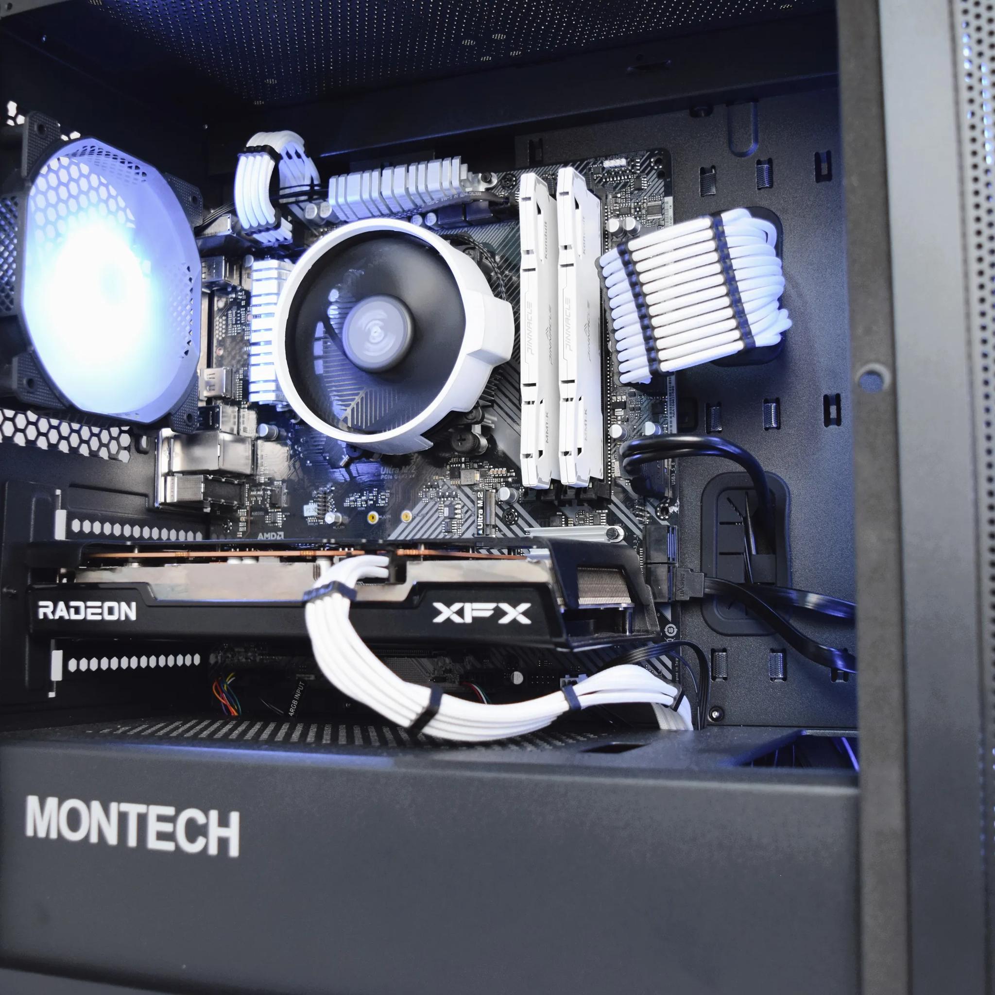 Fresh Build! Ryzen 5 3600 | XFX 6600 8gb (New) | 16gb Ram | 512 gb Storage | Montech Air 100 (New)