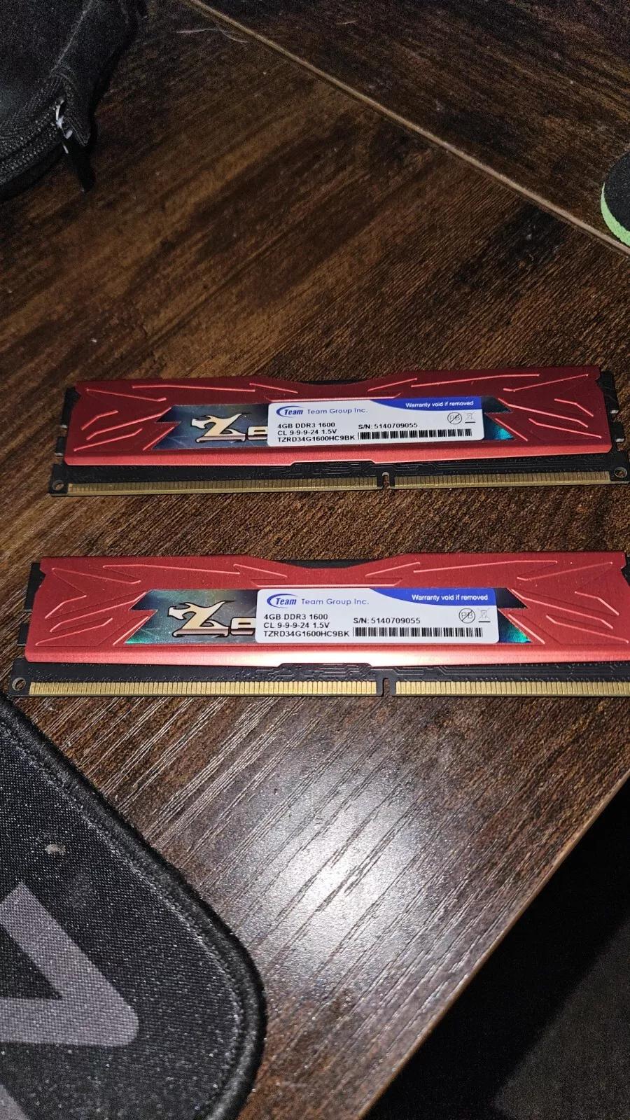 Team Group Zeus DDR3 1600 CL9 Memory 8GB (2x4GB)
