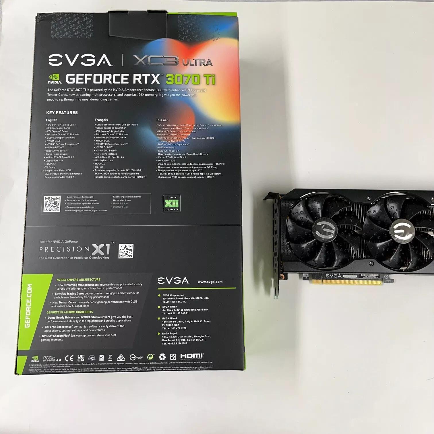 EVGA GeForce RTX 3070 Ti XC3 BLACK 8GB