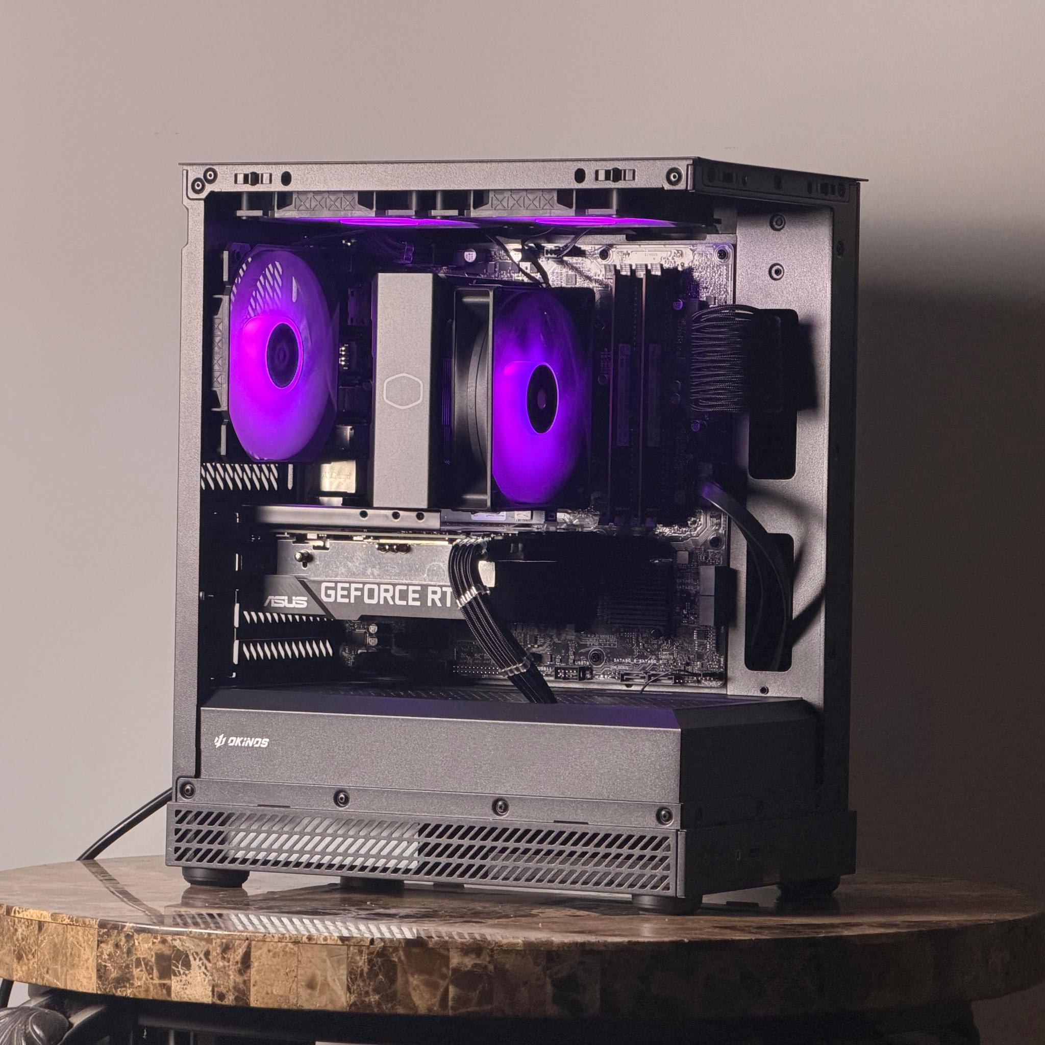 FREE SHIP 🖤🌈 Black RGB Gaming PC | RTX 3060 | Intel Core i7-11700 | 1 TB NVME SSD | 16 GB RAM🌈🖤