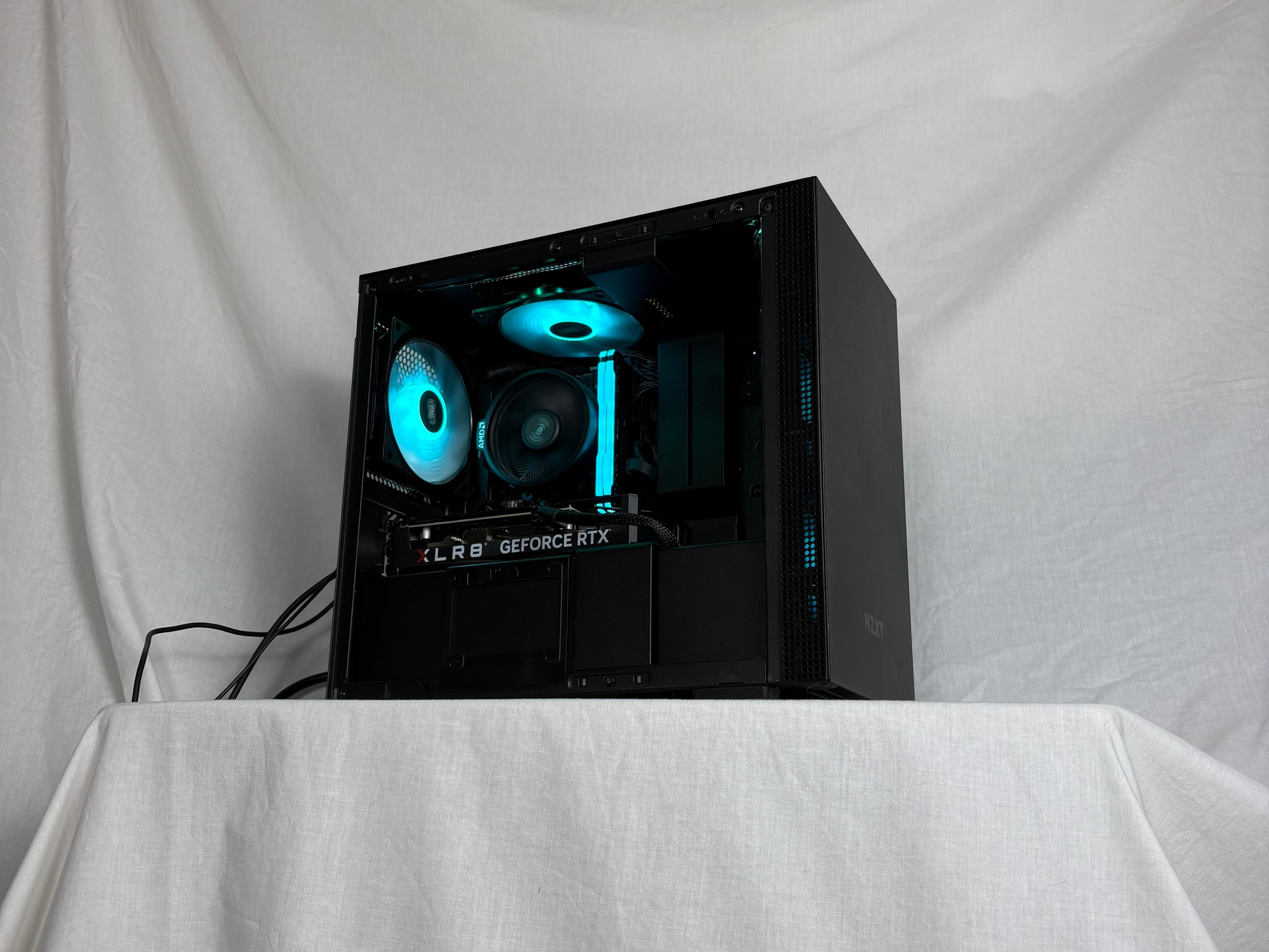 Black RGB Gaming PC | RTX 4060 | Ryzen 5 5600G | 16GB DDR4 RAM | 512 GB NVME SSD | FREE SHIPPING!!!