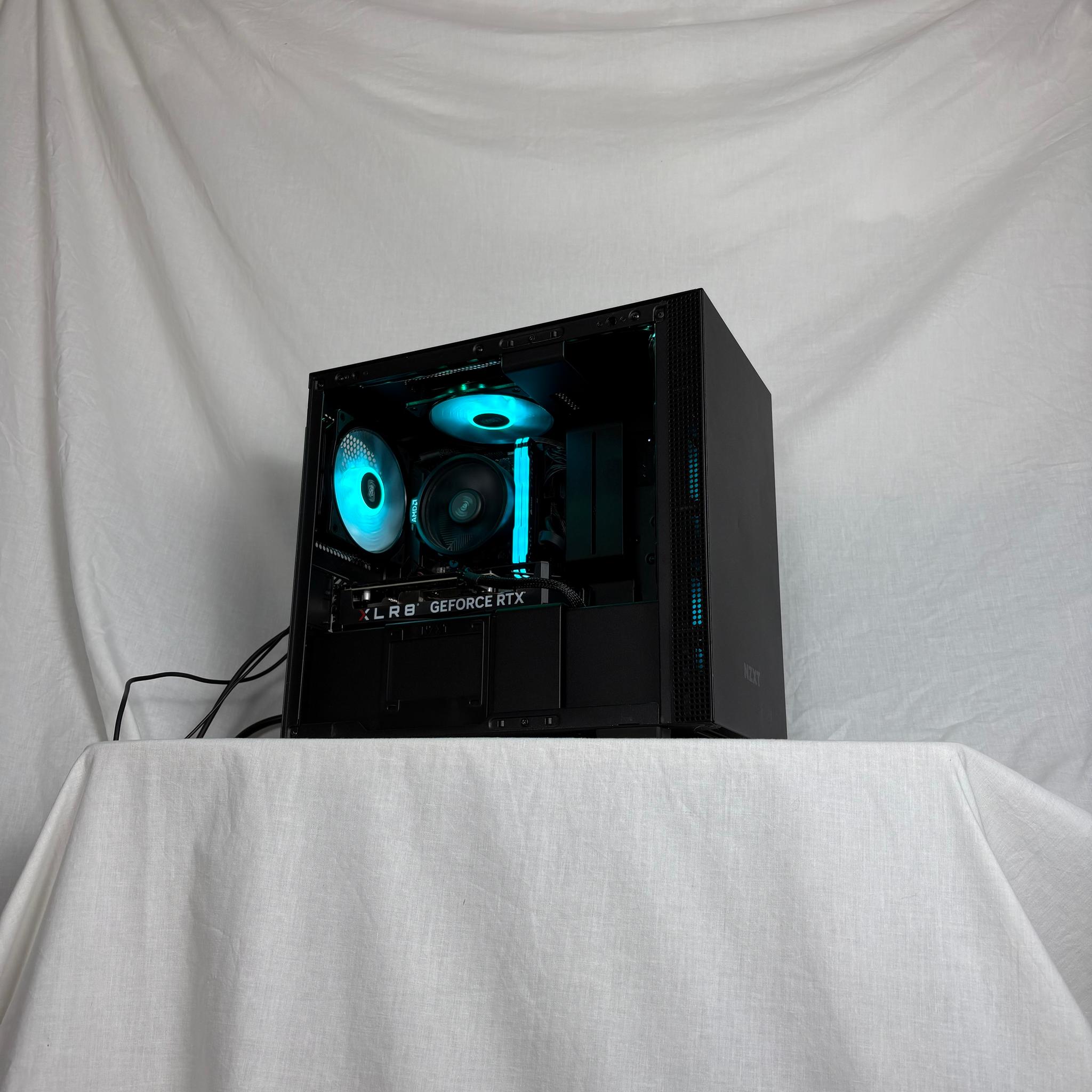 Black RGB Gaming PC | RTX 4060 | Ryzen 5 5600G | 16GB DDR4 RAM | 512 GB NVME SSD | FREE SHIPPING!!!