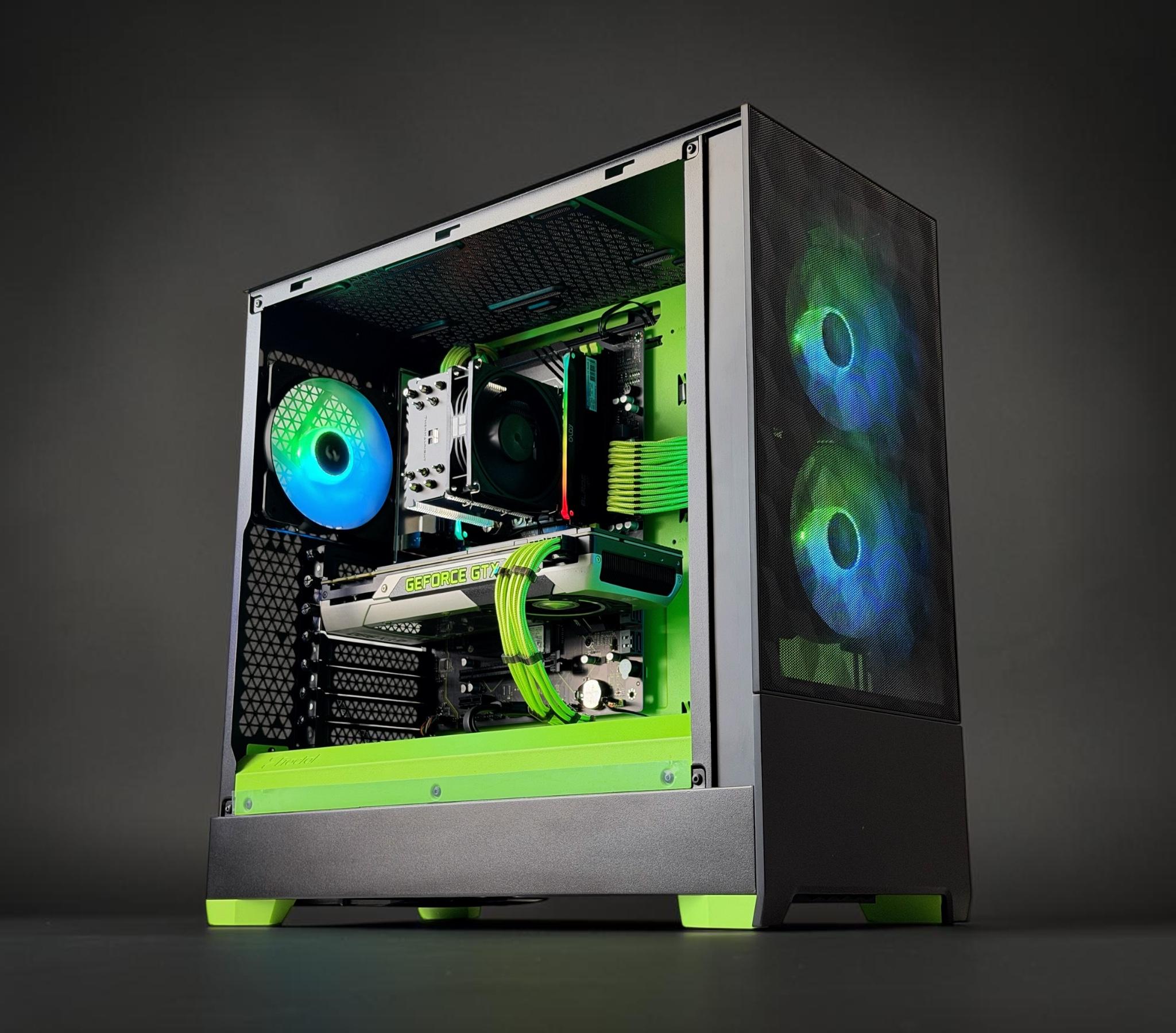 🧟‍♂💪🧪1080P Gaming PC🟢Nvidia GTX 980🟢 Intel Xeon E5 2680V3 12cores🟢 16GB DDR4