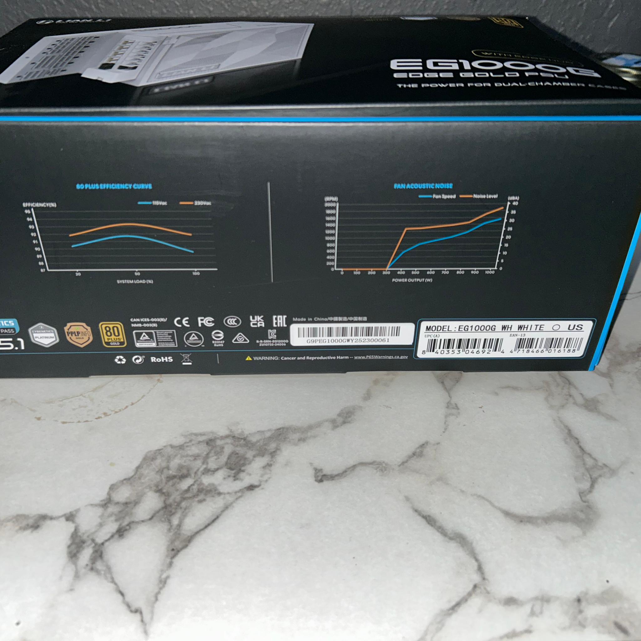 Lian li edge 1000w psu white