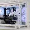 ☁️ Clean White PC | RTX 5070 12GB, Ryzen 5 7600X, 32GB DDR5, 1TB NVMe, LCD AIO | Gaming PC ☁️