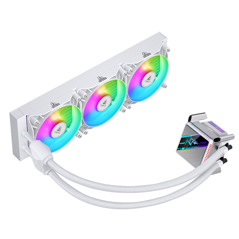 SEGOTEP 🆒KL-360🆒 | WHITE 360mm ARGB AIO CPU Liquid Cooler | TDP: 320W | LGA 1700 & AM5 Ready
