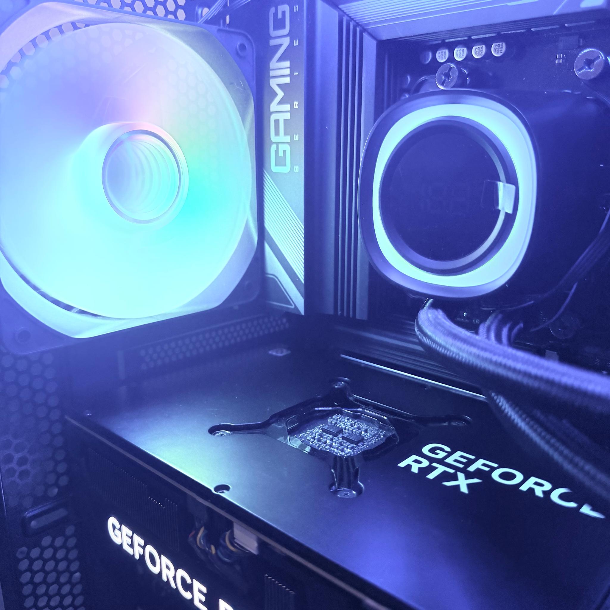 ⚫️"Frozen Timber"🌈| 4K Gaming | RTX 4080 16GB | Ryzen 7 7800X3D | 32GB DDR5 | 2TB SSD | Free Ship