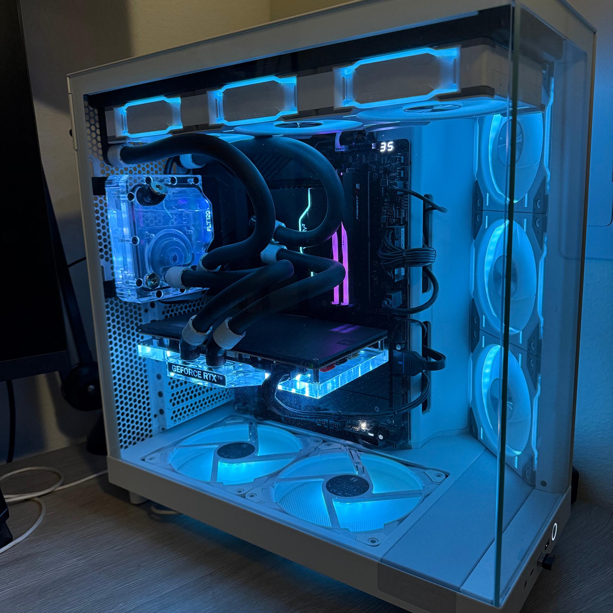 Custom Water Cooled Pc Build