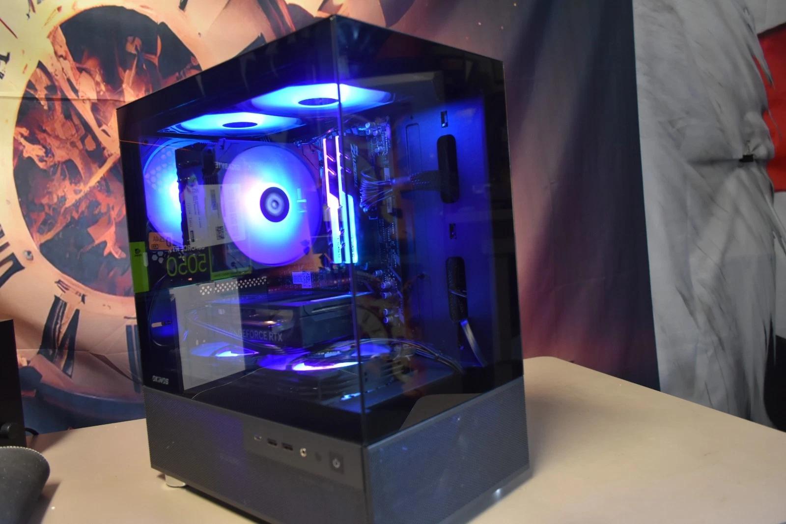 RYZEN 5 5500 RAM 16GB RGB GPU RTX 5050 1 TB NVME Built in Wi Fi