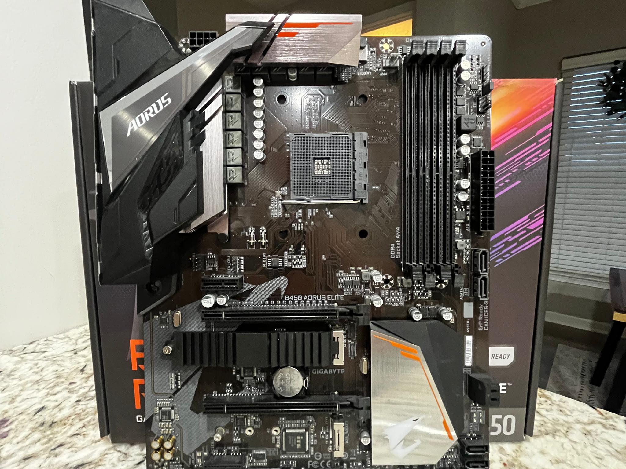 Gigabyte B450 AORUS ELITE ATX AM4 Motherboard