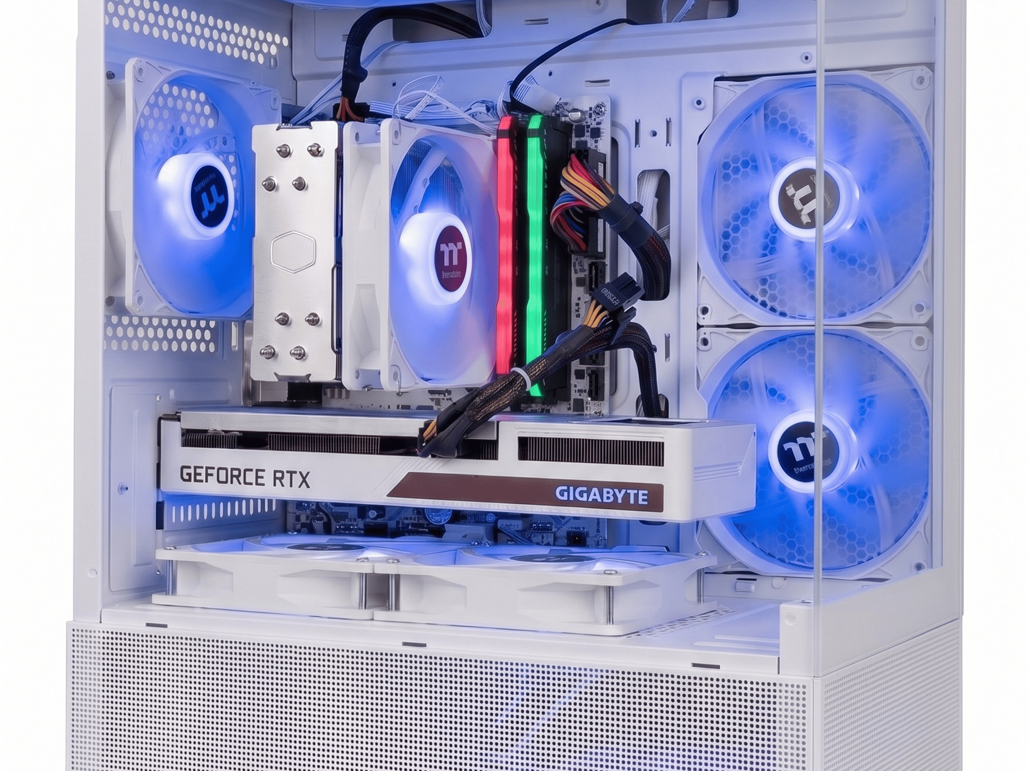 White Out RTX 3060 12GB Gaming PC - Ryzen 5500 | 16 GB DDR4 | 512 GB SSD
