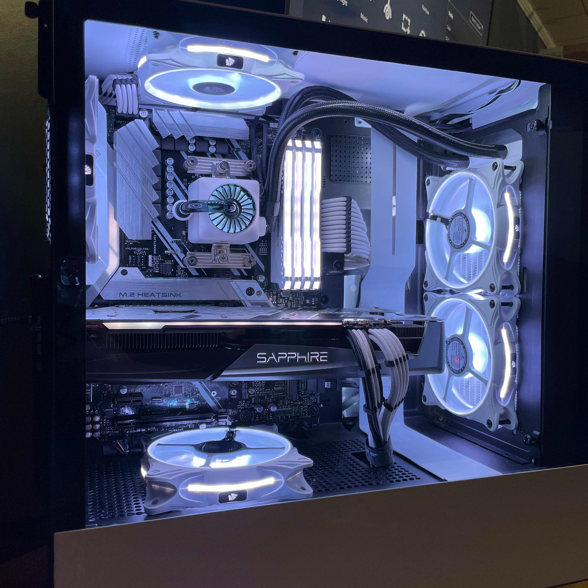 Ryzen 7 + 5700 XT Gaming PC w/ 32GB RAM, 3TB SSD Storage, Windows 10 Pro