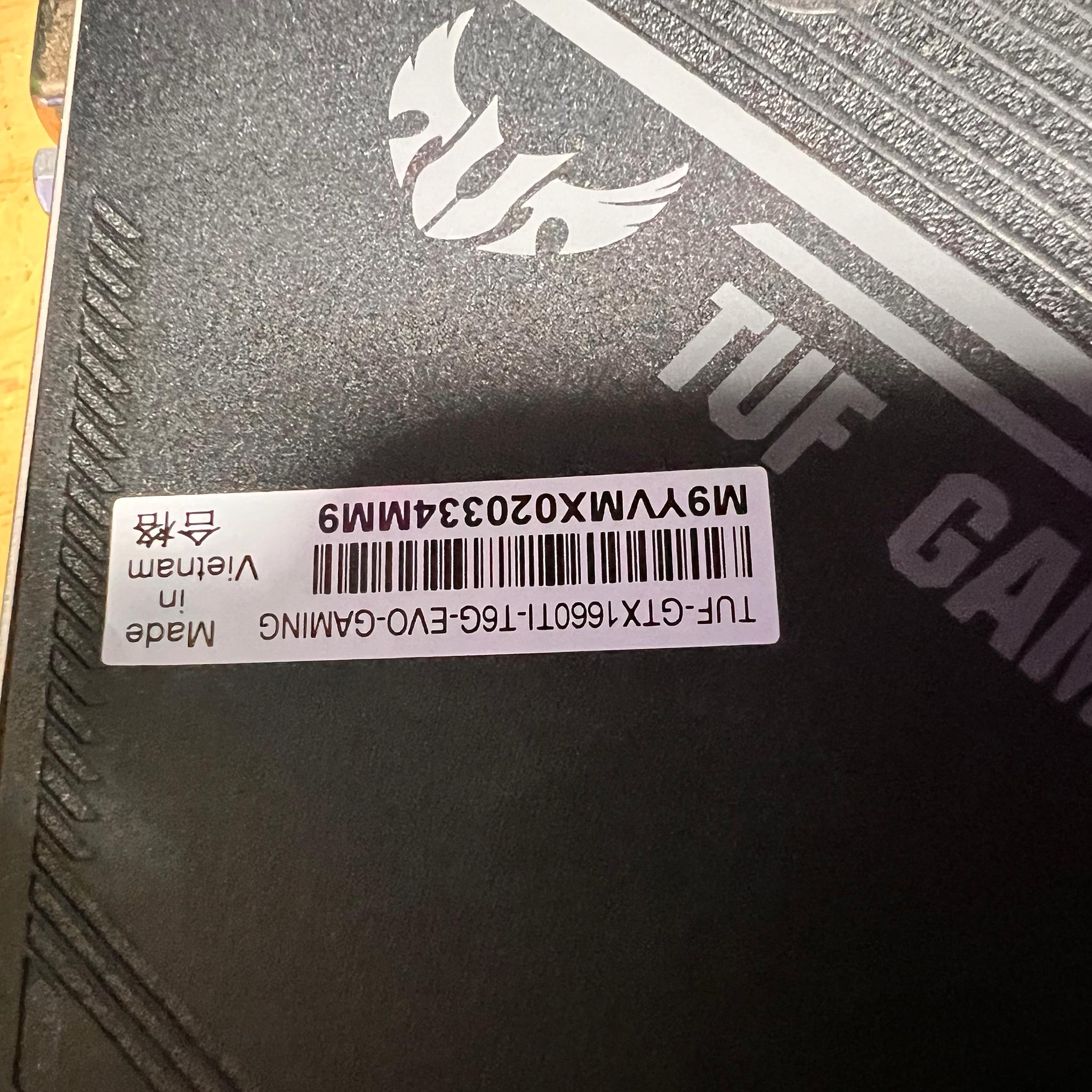 1660ti UP GRADE Pulled from a customer's pc