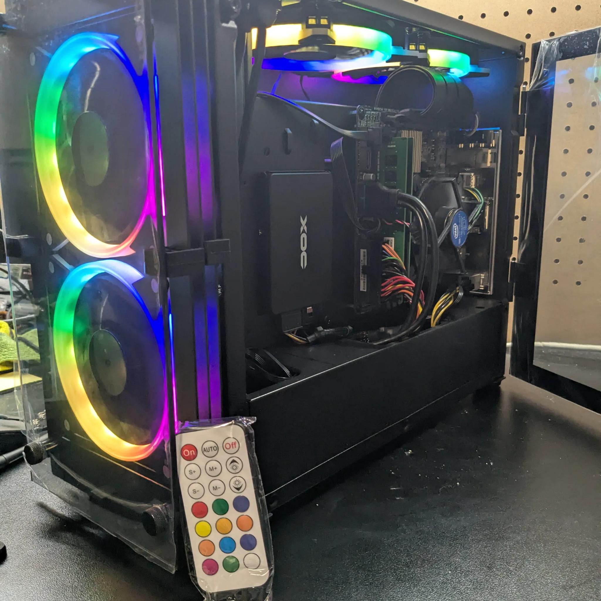 120 FPS Fortnite | 180 Day Warranty | i5-7400, 16GB RAM, 512GB SSD, RX 580 4GB, RGB, Win11, Wifi