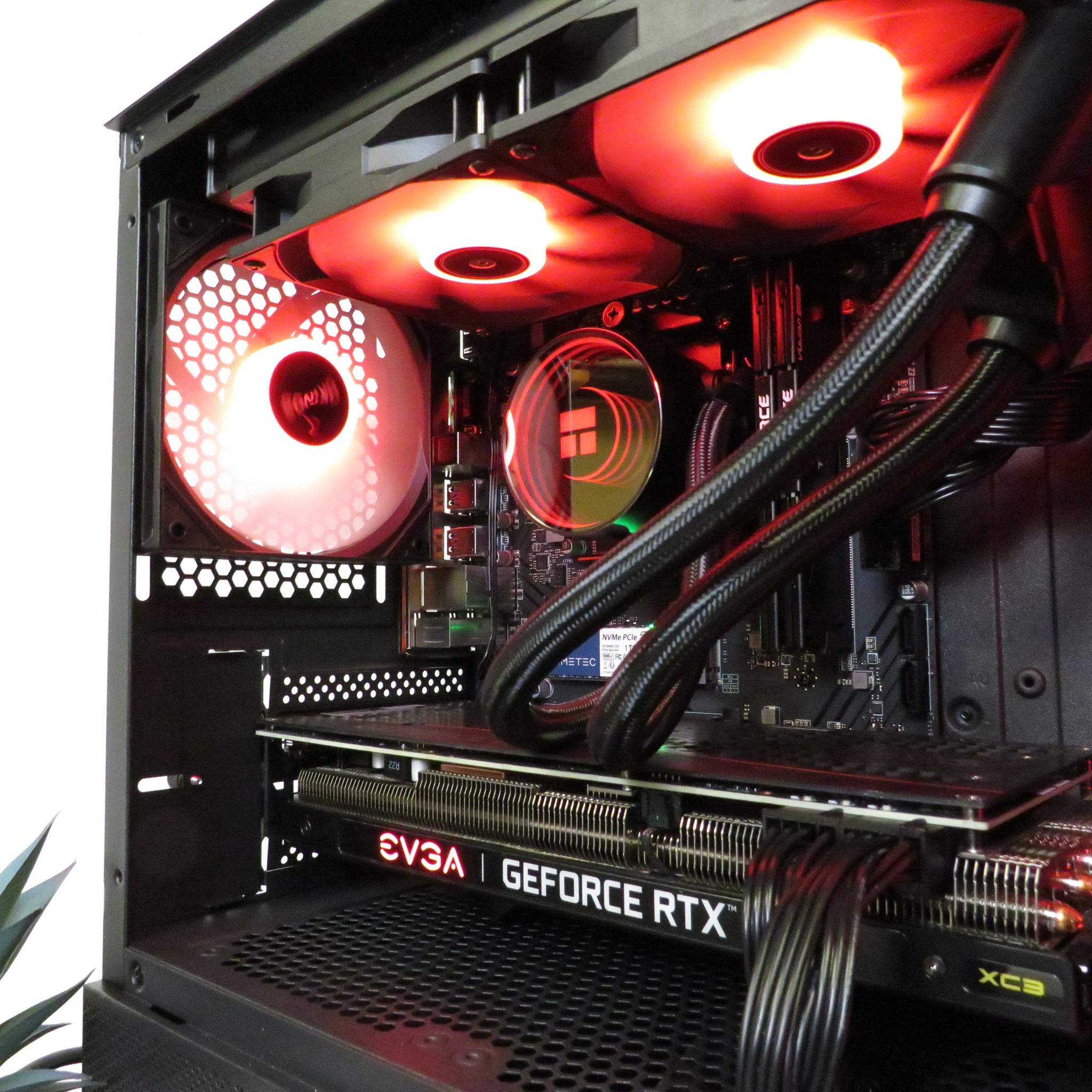 Compact POWER! Ryzen 5 7400F + EVGA RTX 3070 XC3 + 32 GB DDR5 RAM + 1 TB NVME
