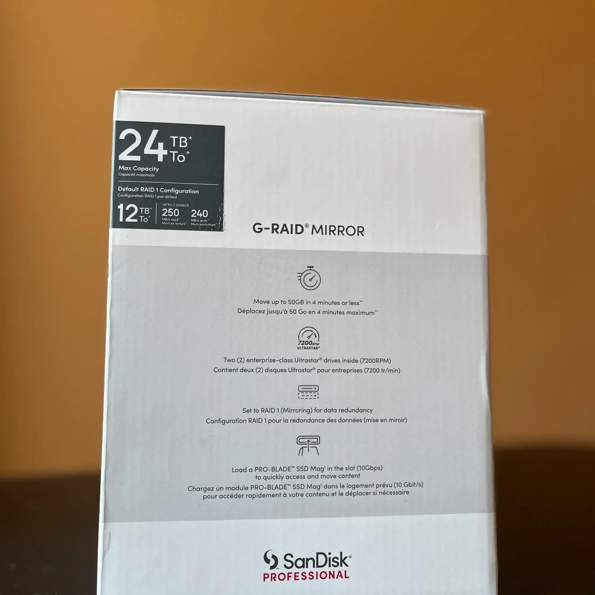 SanDisk 24 Terabyte External Storage