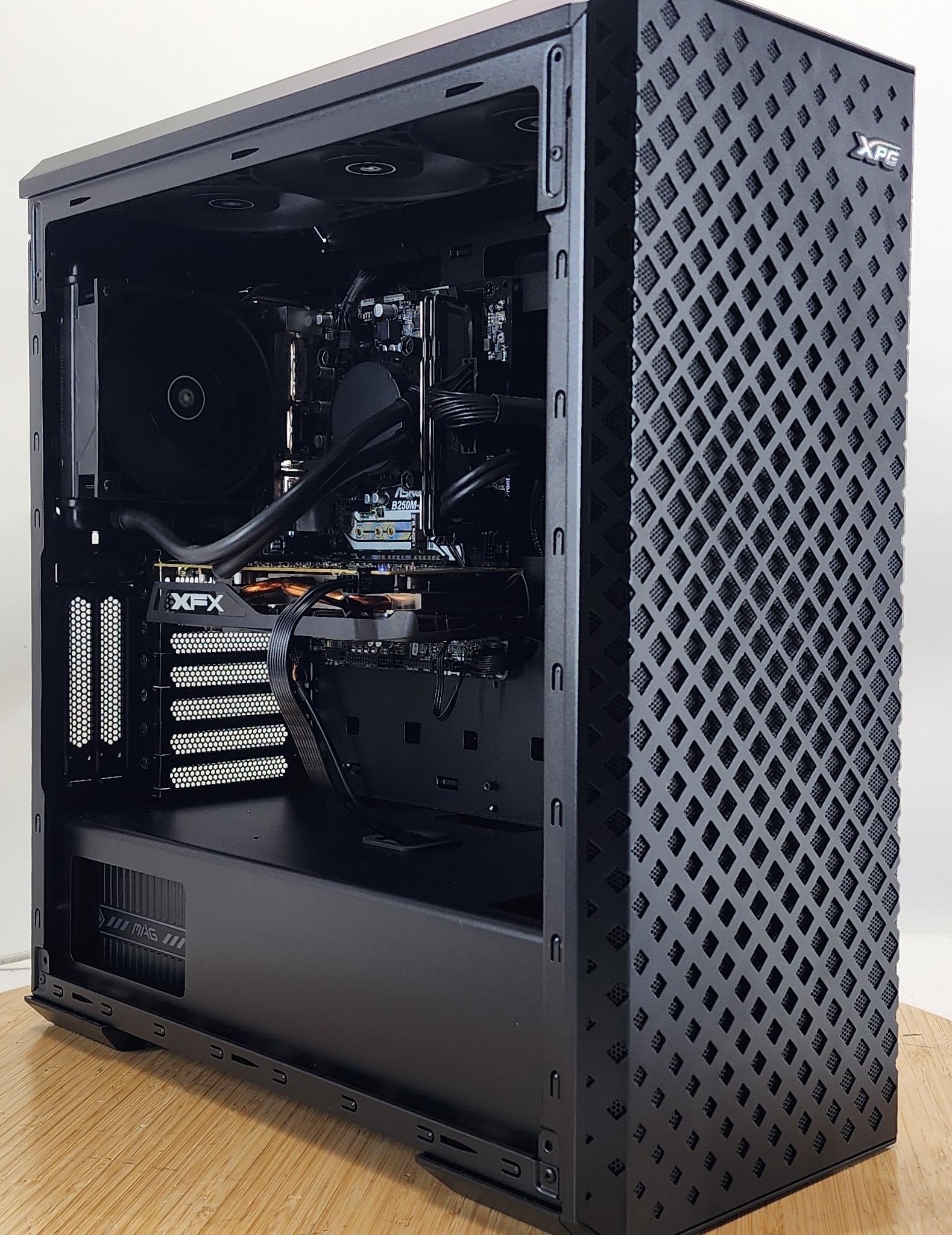 Gaming PC i5-6500 8GB RAM 128GB SSD + 500GB HDD RX 470 8GB Windows 11 Computer